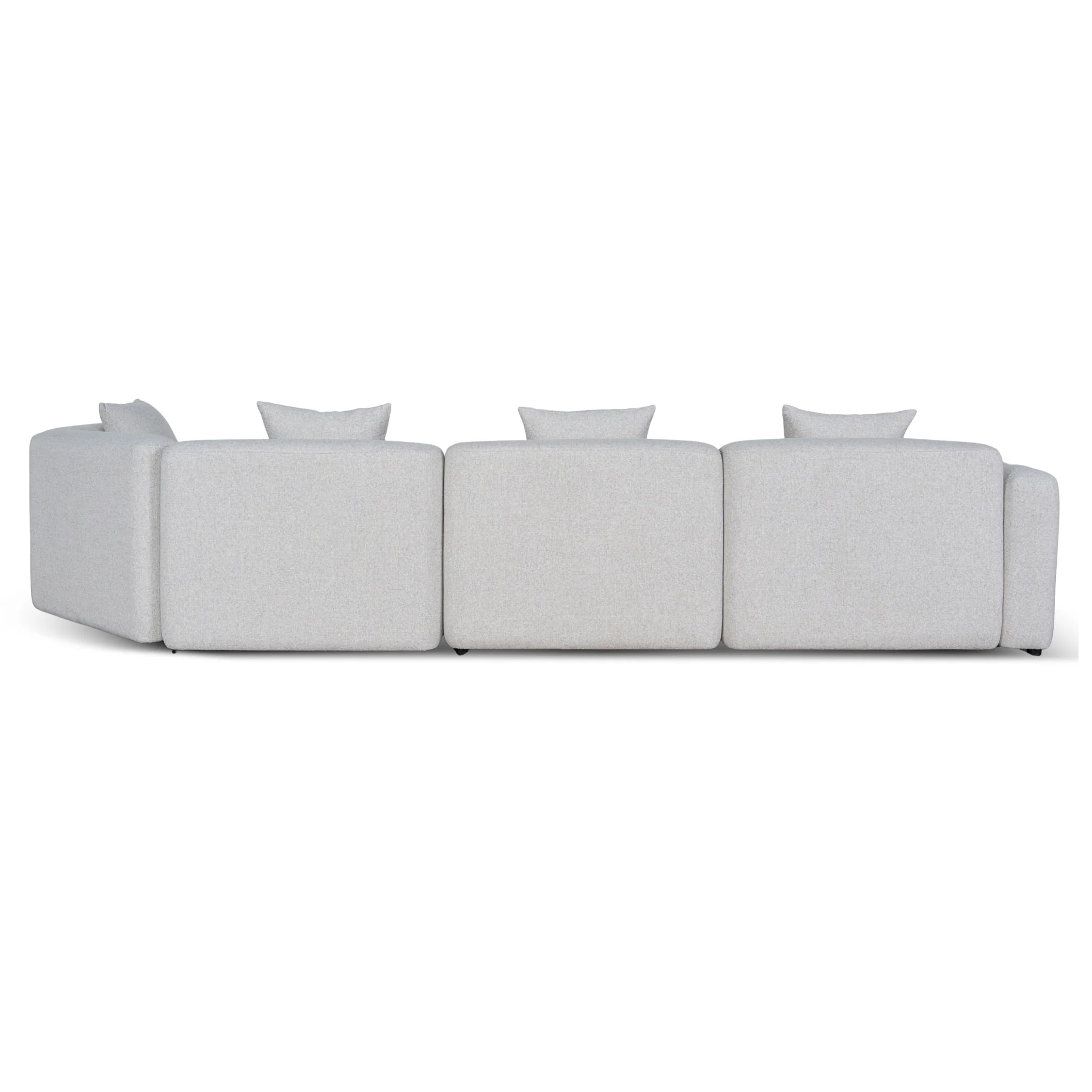 CLC10871-FS Left Arm Corner Sofa - Textured Beige - Image 6