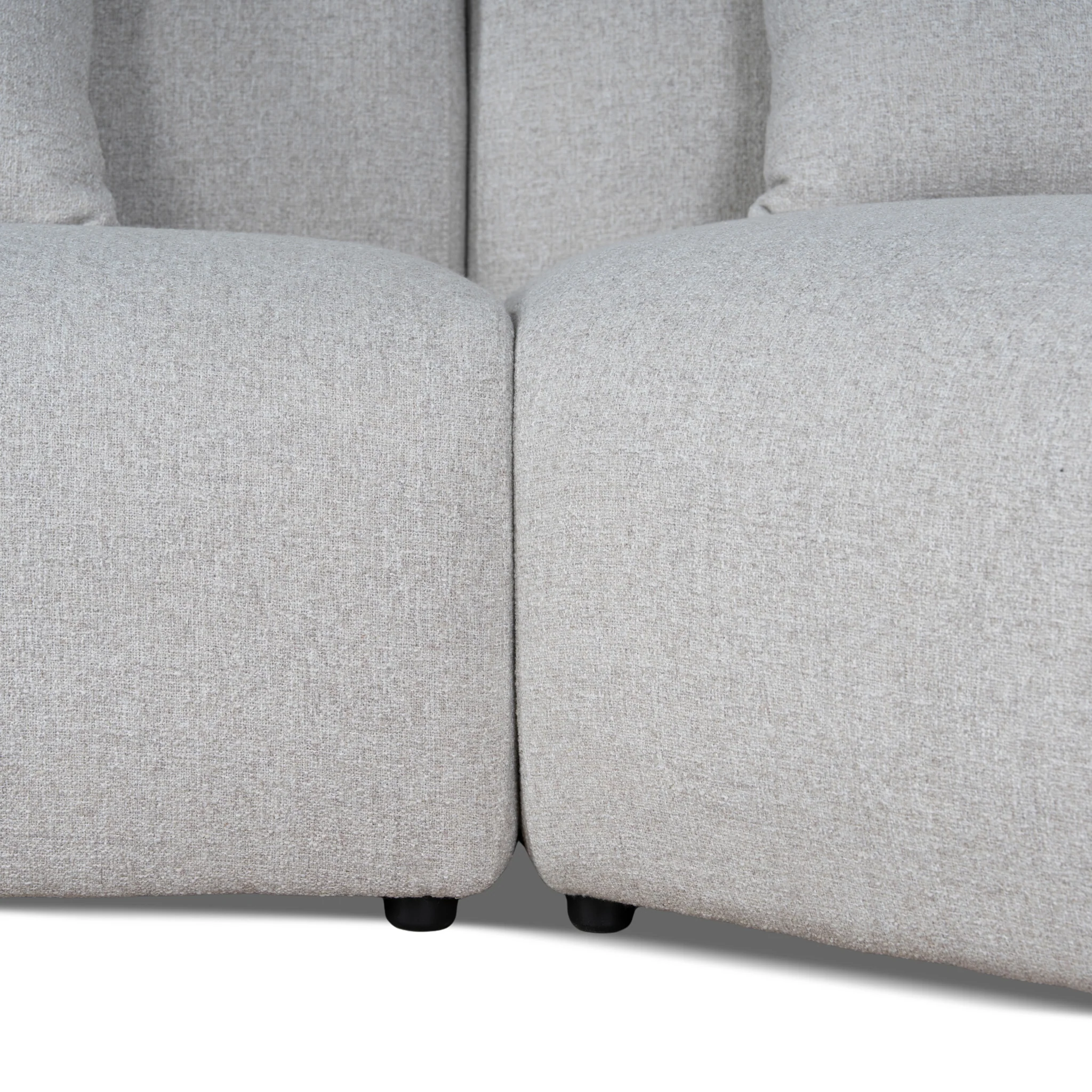 CLC10871-FS Left Arm Corner Sofa - Textured Beige - Image 8