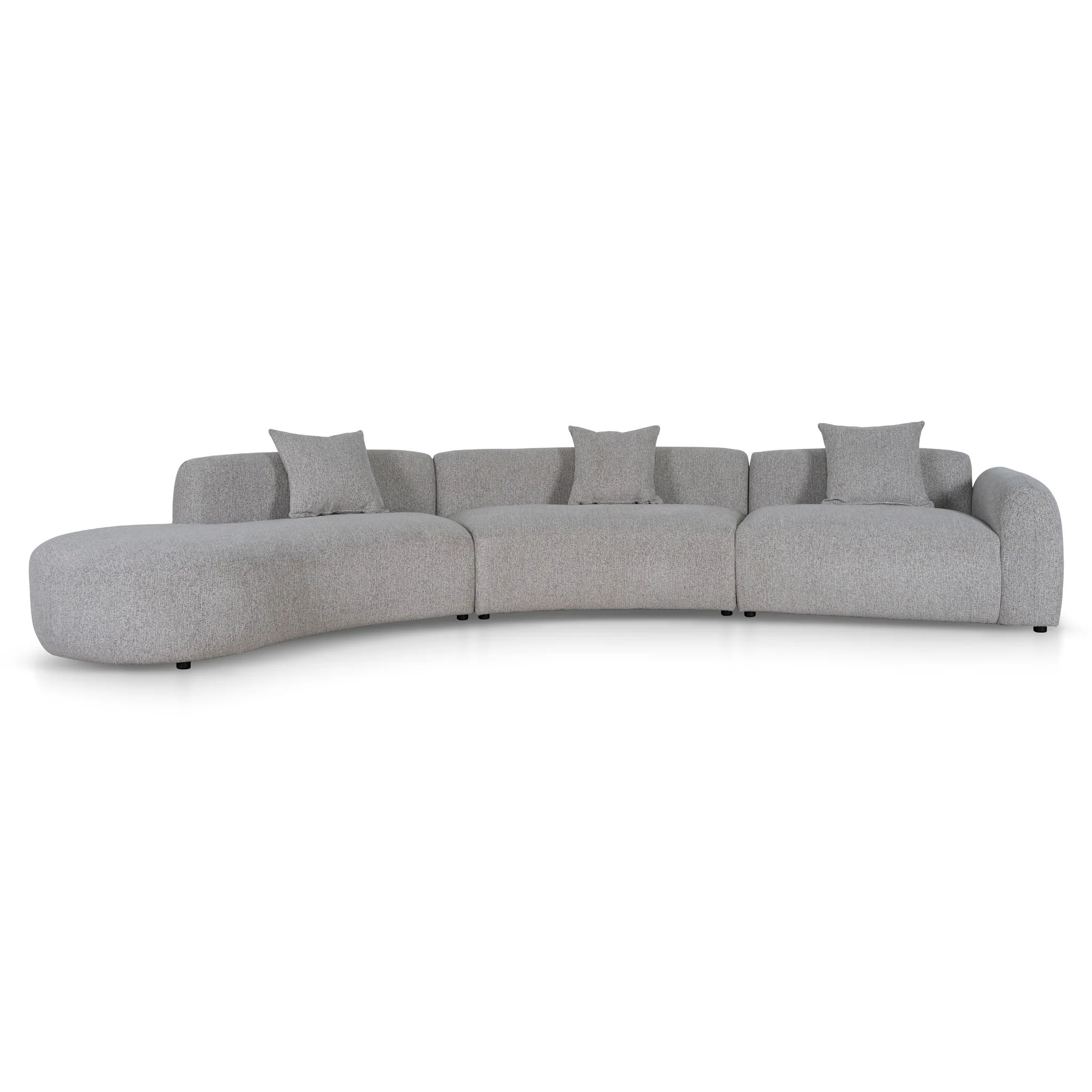 CLC10873-FS Left Chaise Modular Sofa - Mushroom Beige - Image 2
