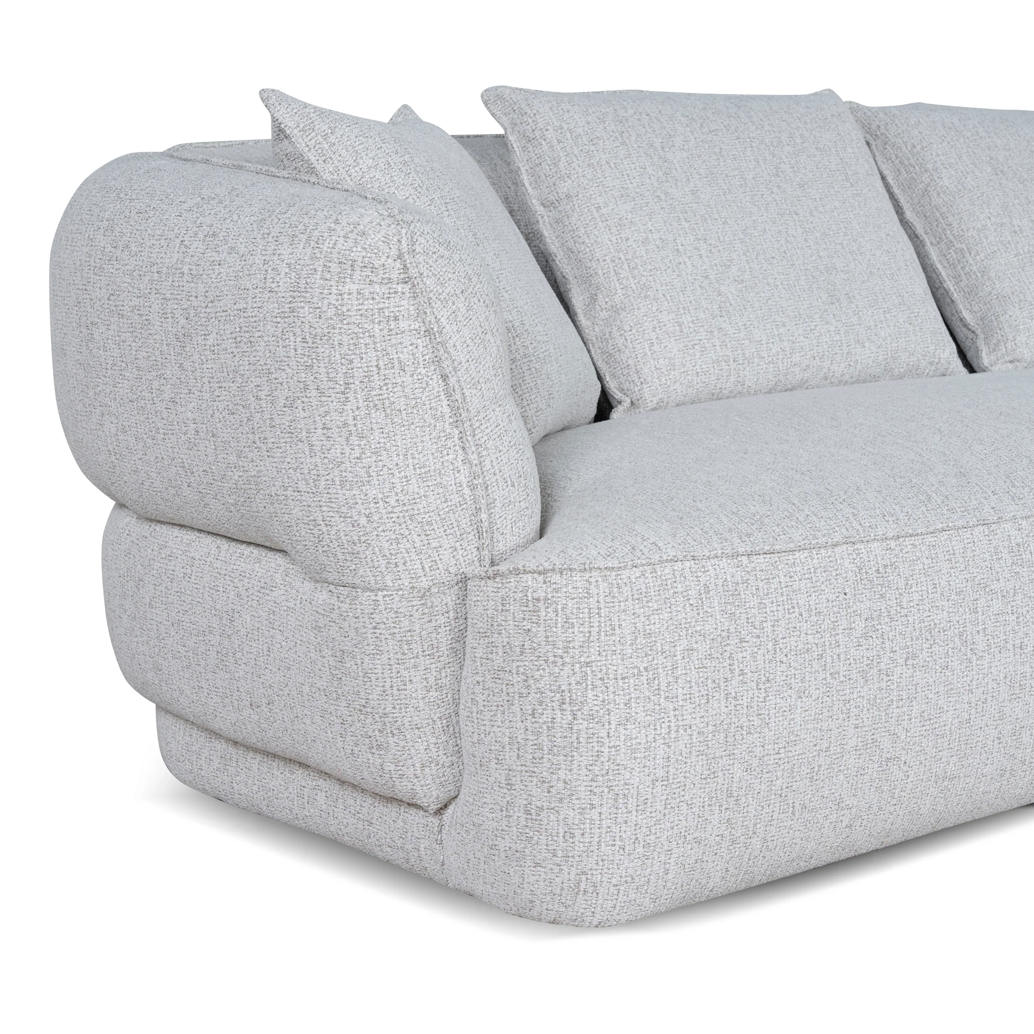 CLC10875-KJ Right Chaise Sofa - Almond Beige - Image 7