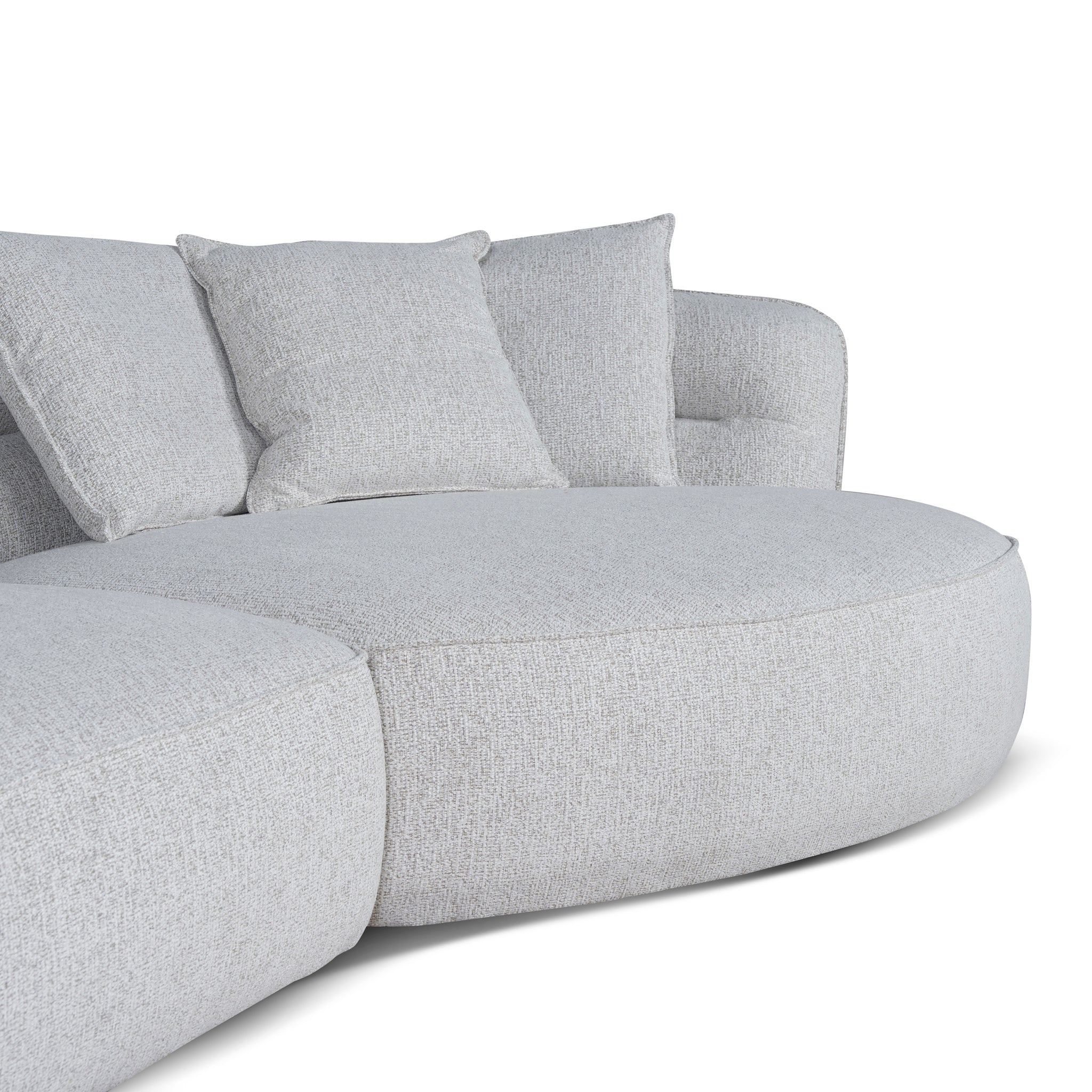 CLC10875-KJ Right Chaise Sofa - Almond Beige - Image 8