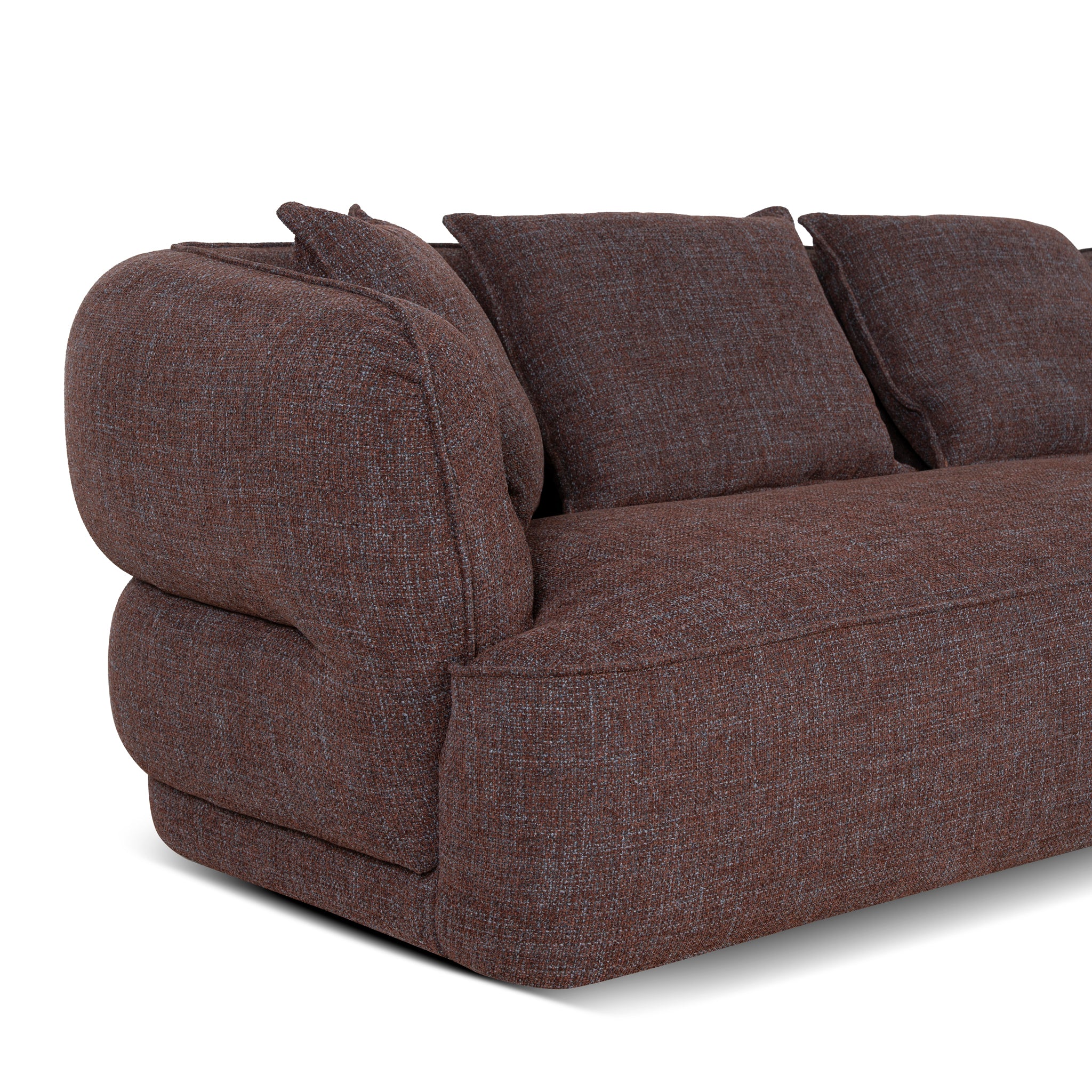 CLC10876-KJ Right Chaise Sofa - Moss Brown - Image 7