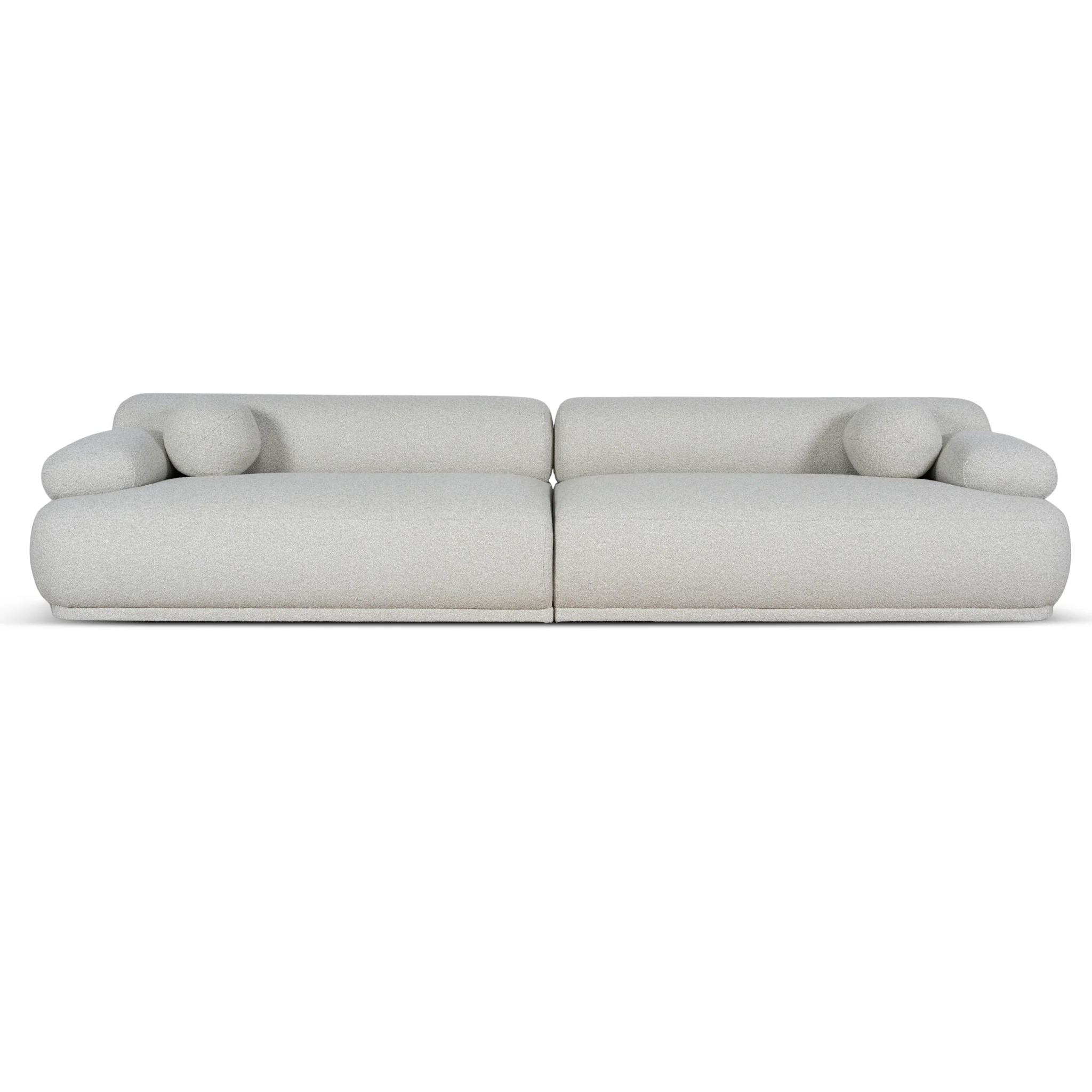CLC10878-KJ 4 Seater Sofa - Oatmeal Beige - Image 2