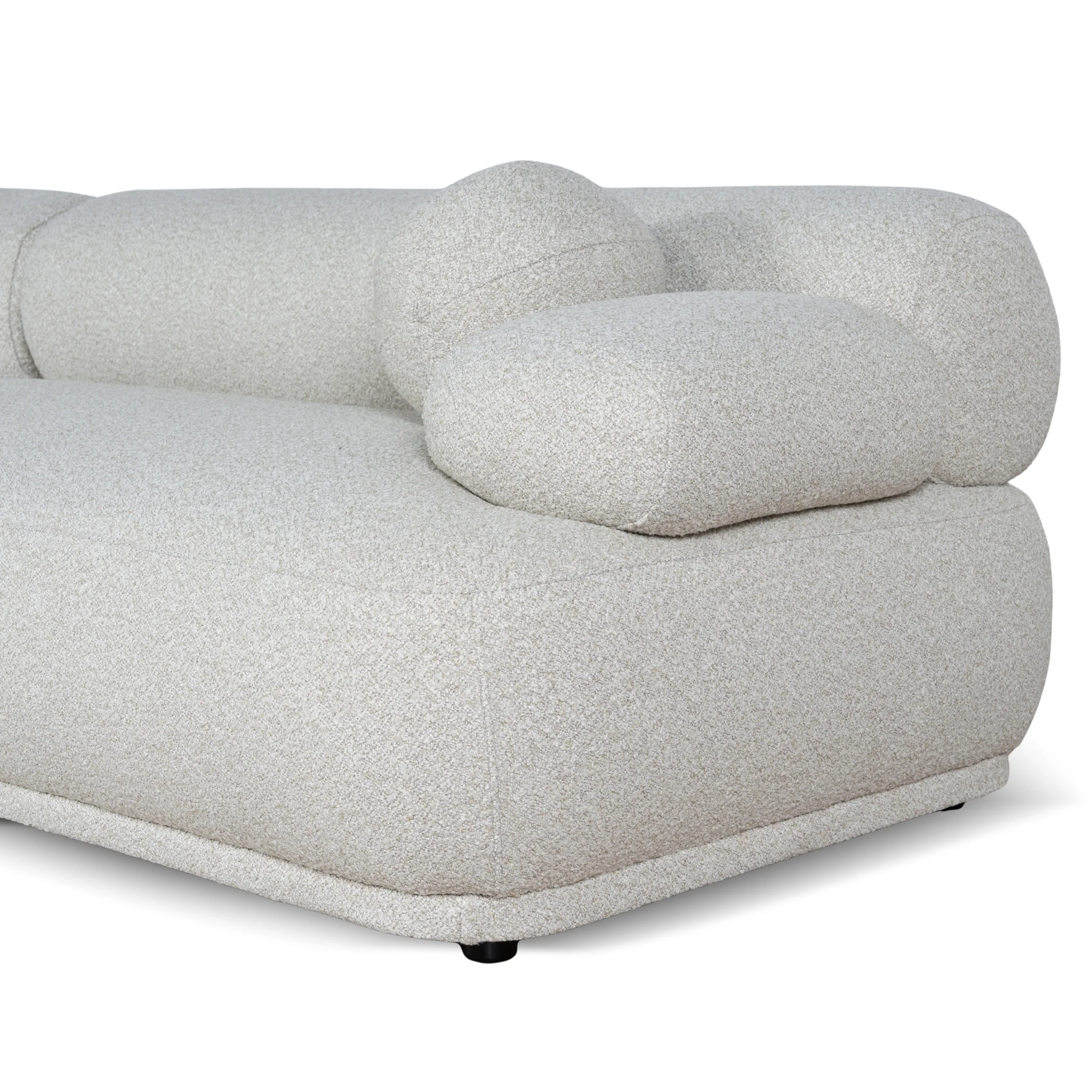 CLC10878-KJ 4 Seater Sofa - Oatmeal Beige - Image 7