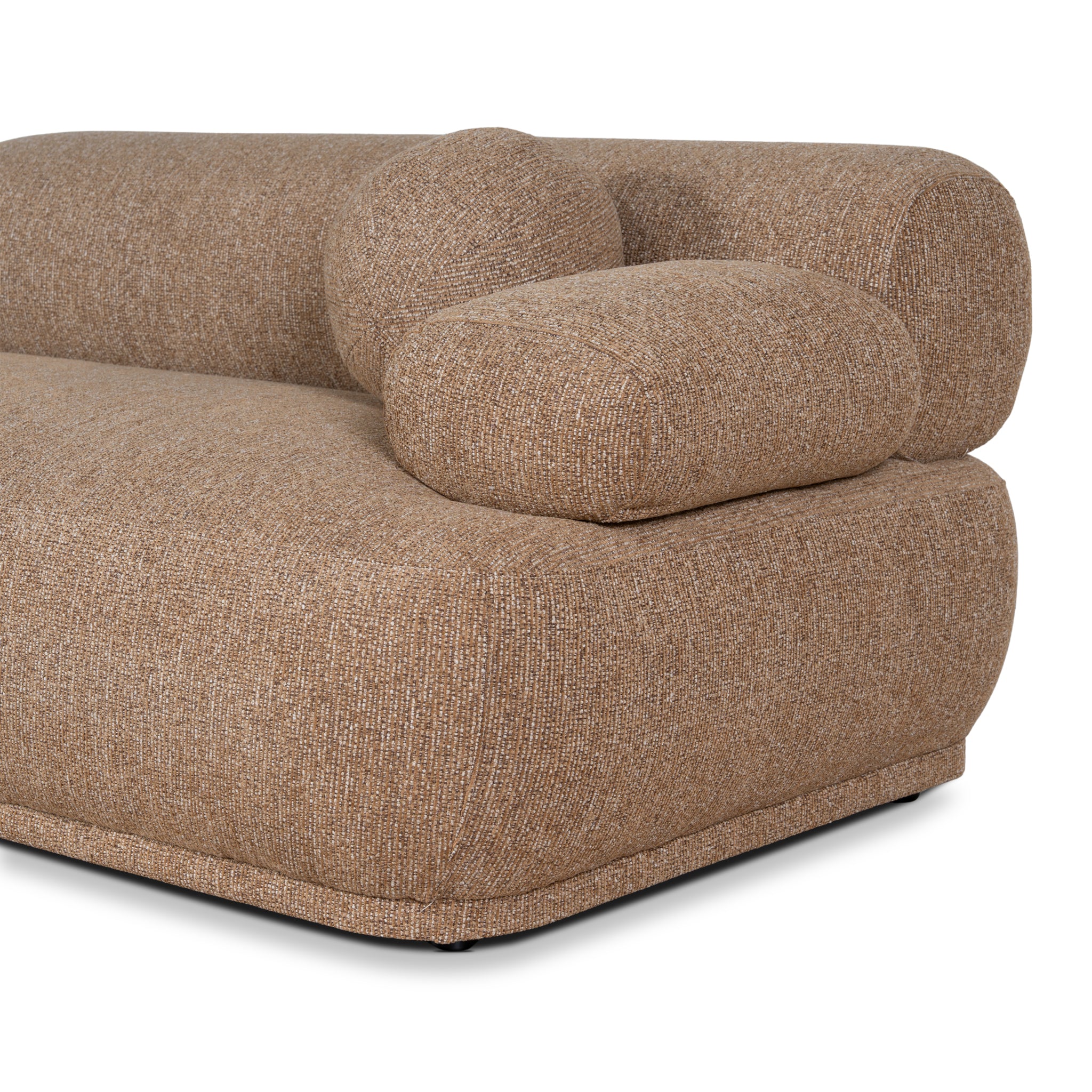 CLC10879-KJ 4 Seater Sofa - Almond Brown - Image 7