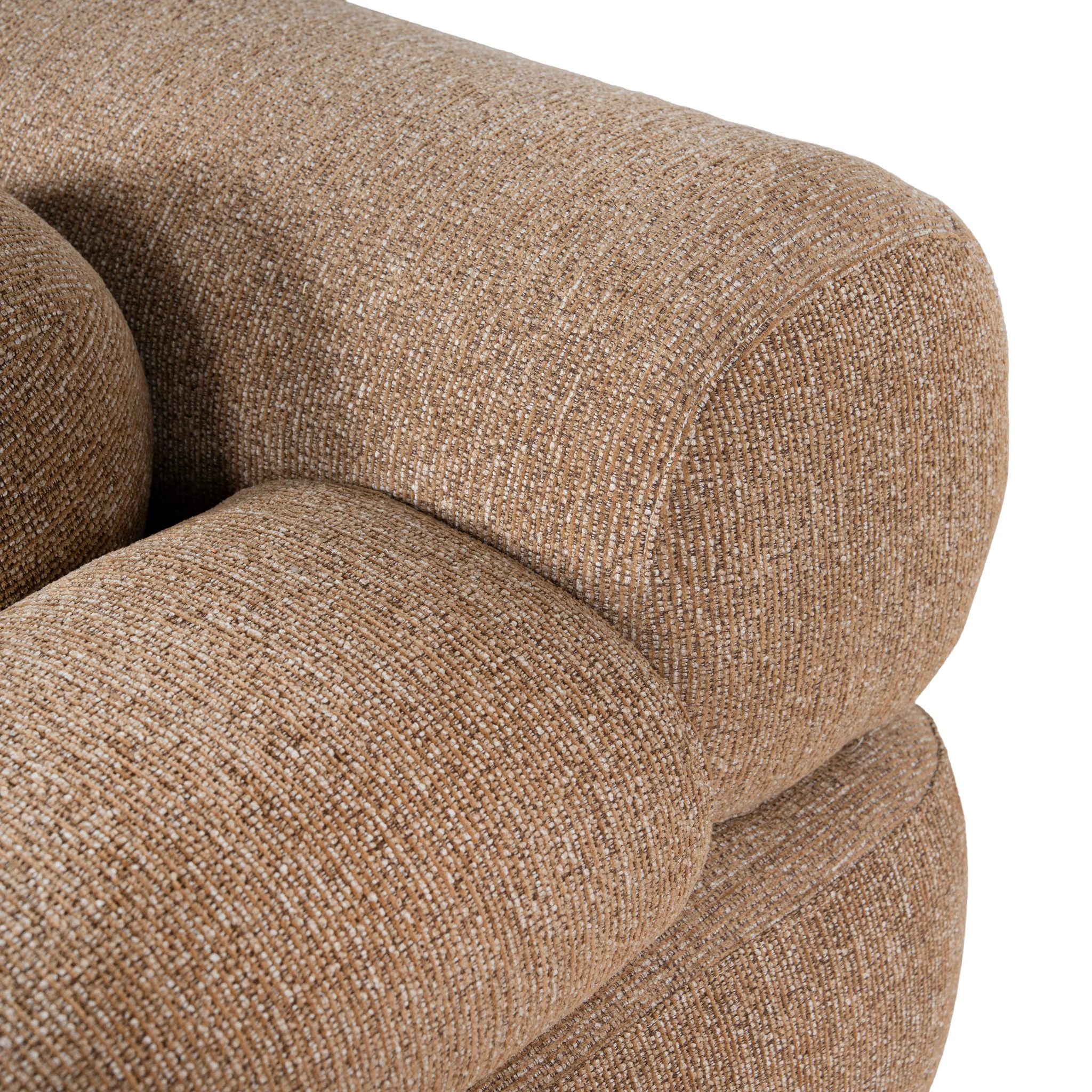 CLC10879-KJ 4 Seater Sofa - Almond Brown - Image 8