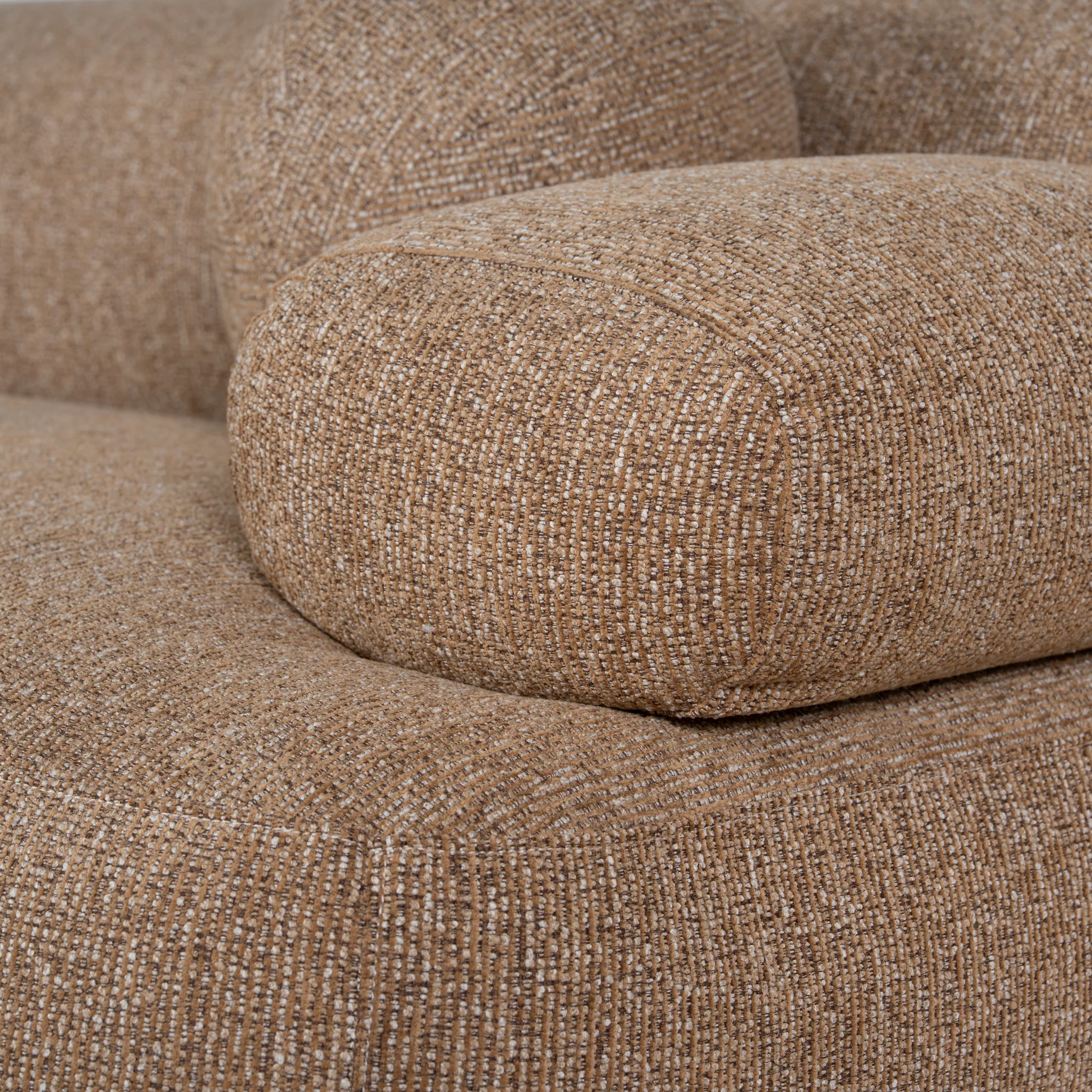 CLC10879-KJ 4 Seater Sofa - Almond Brown - Image 9