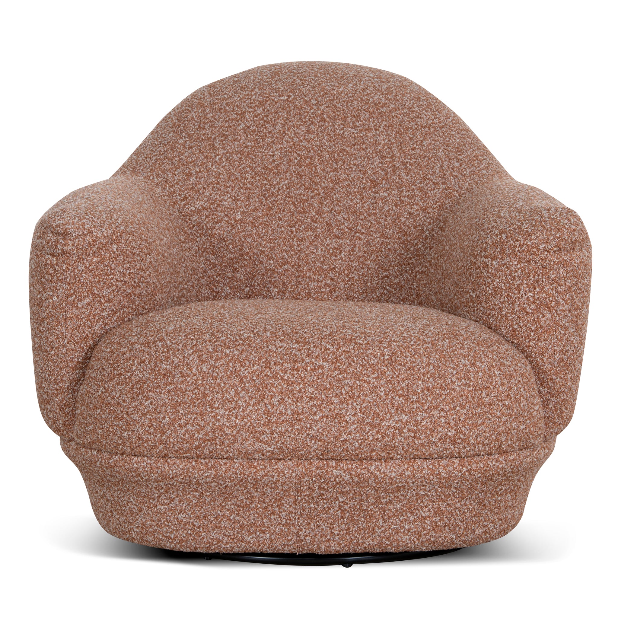 CLC10884-KJ Swivel Armchair - Terracotta Brown - Image 2