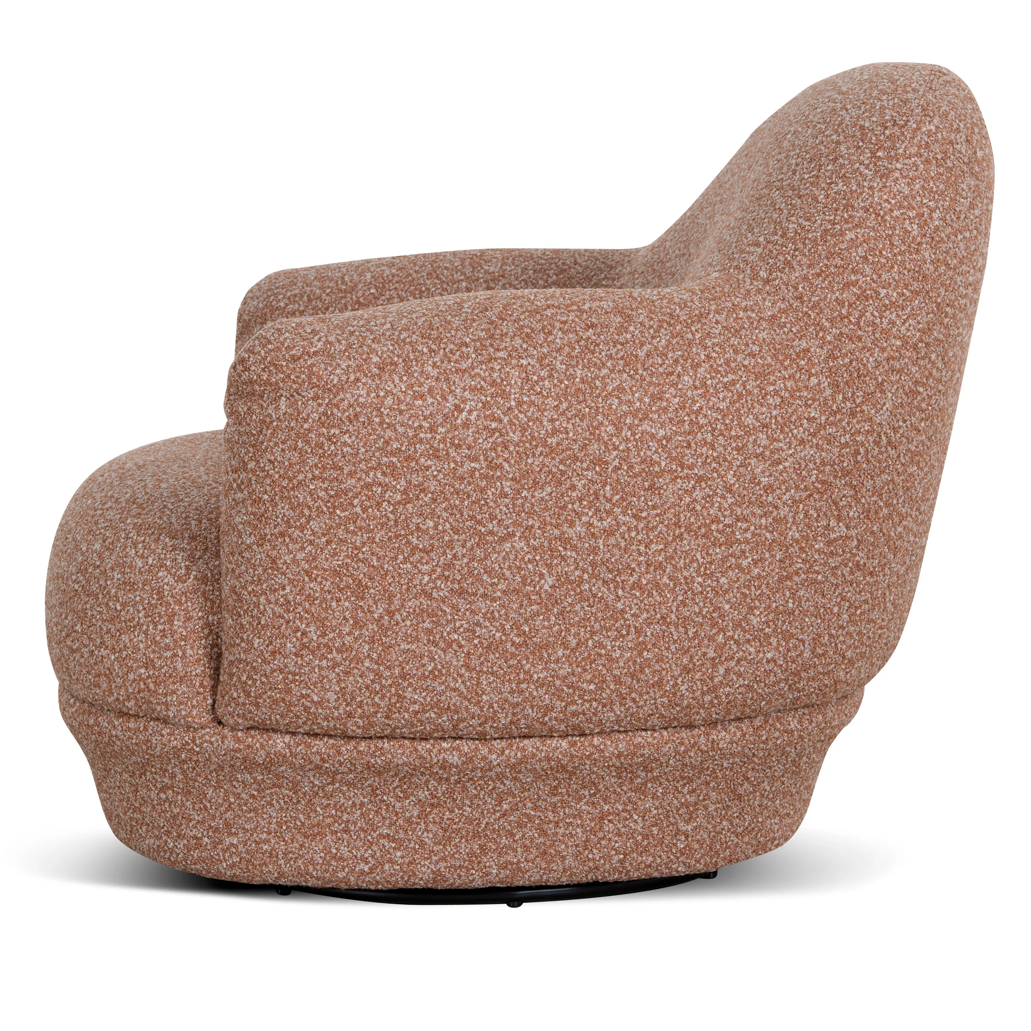 CLC10884-KJ Swivel Armchair - Terracotta Brown - Image 3