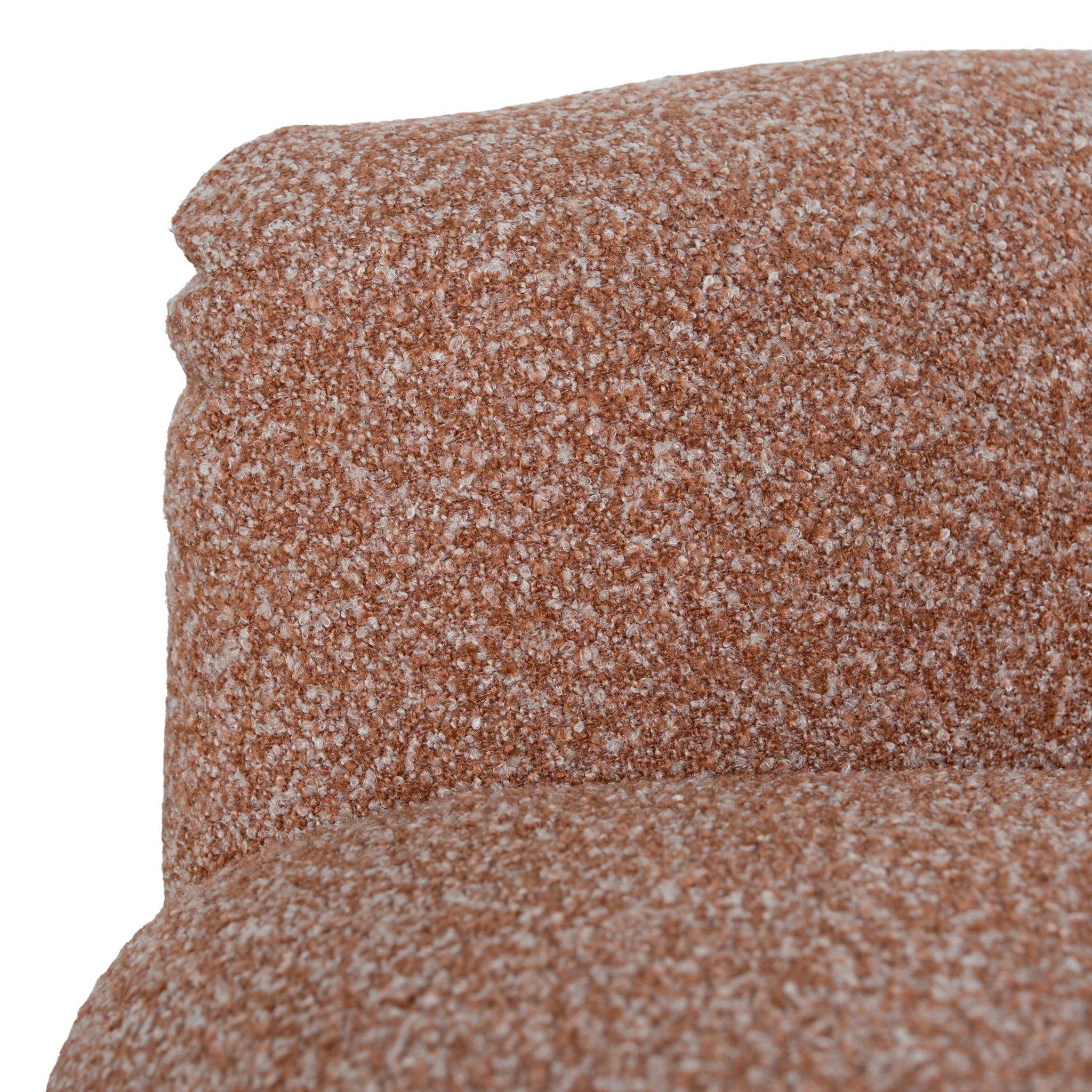 CLC10884-KJ Swivel Armchair - Terracotta Brown - Image 7
