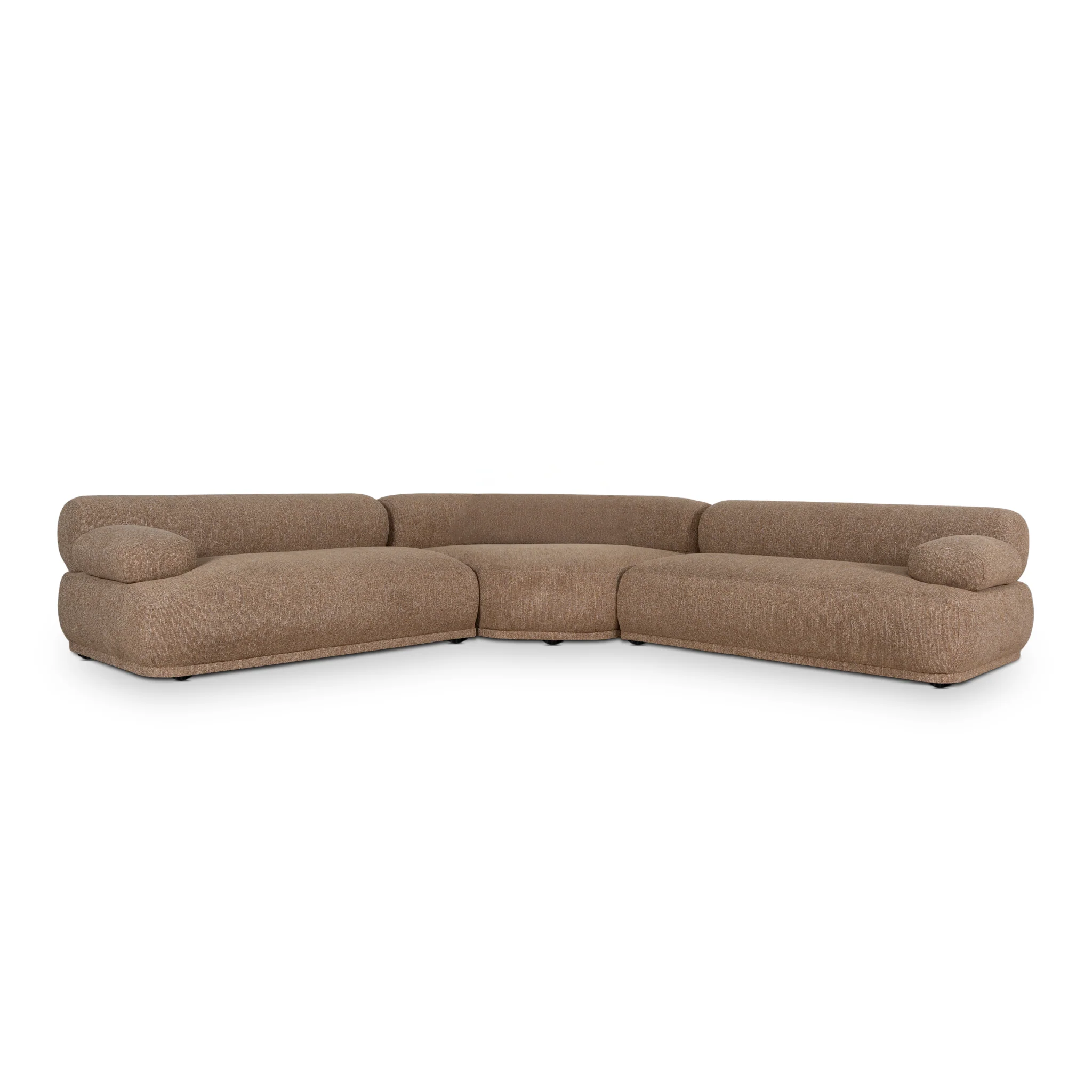 CLC10887-KJ Modular Corner Sofa - Almond Brown - Image 2