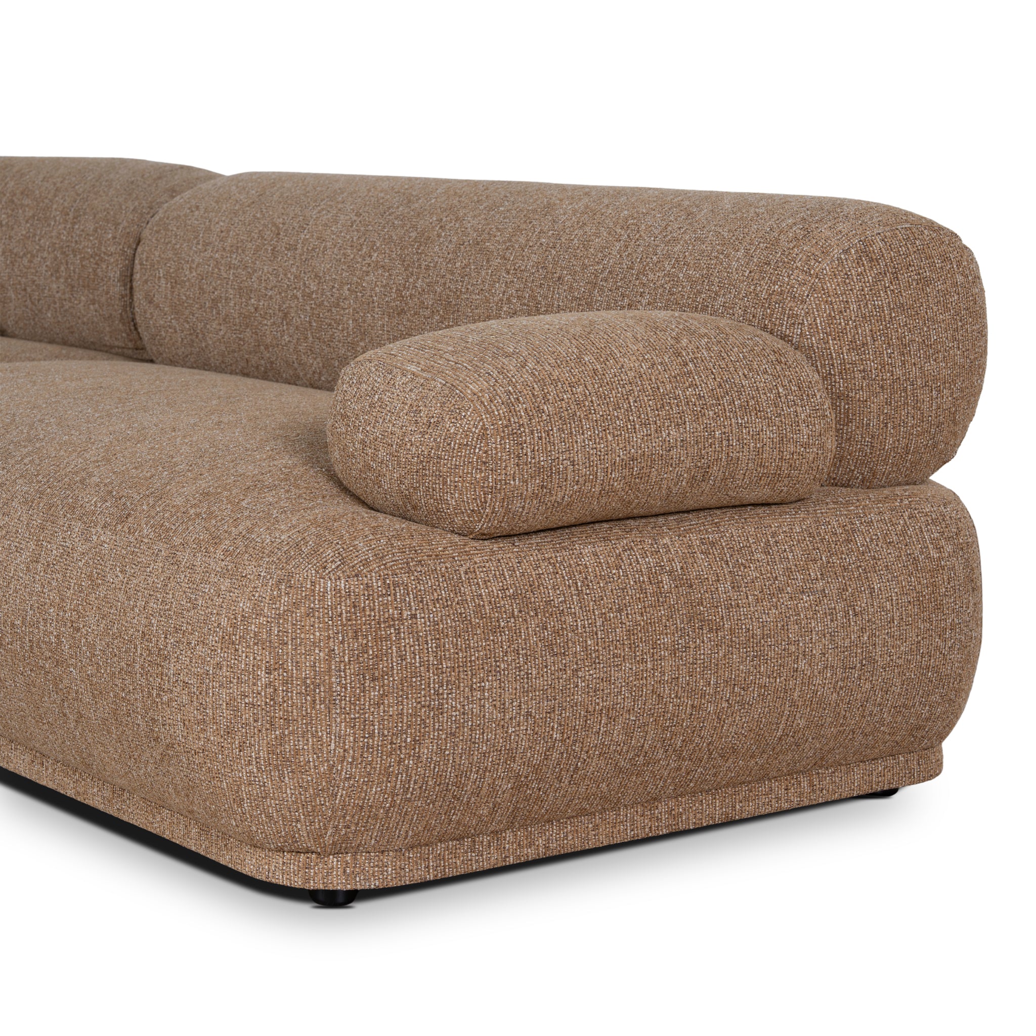 CLC10887-KJ Modular Corner Sofa - Almond Brown - Image 6