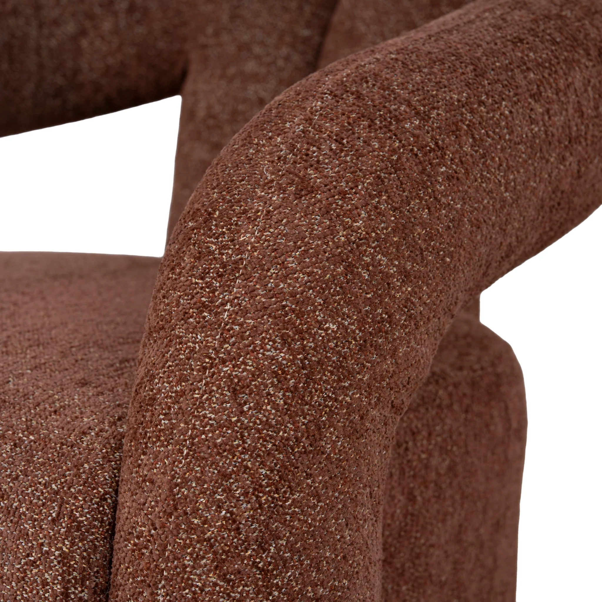 CLC10916-CA Fabric Armchair - Warm Brown - Image 12