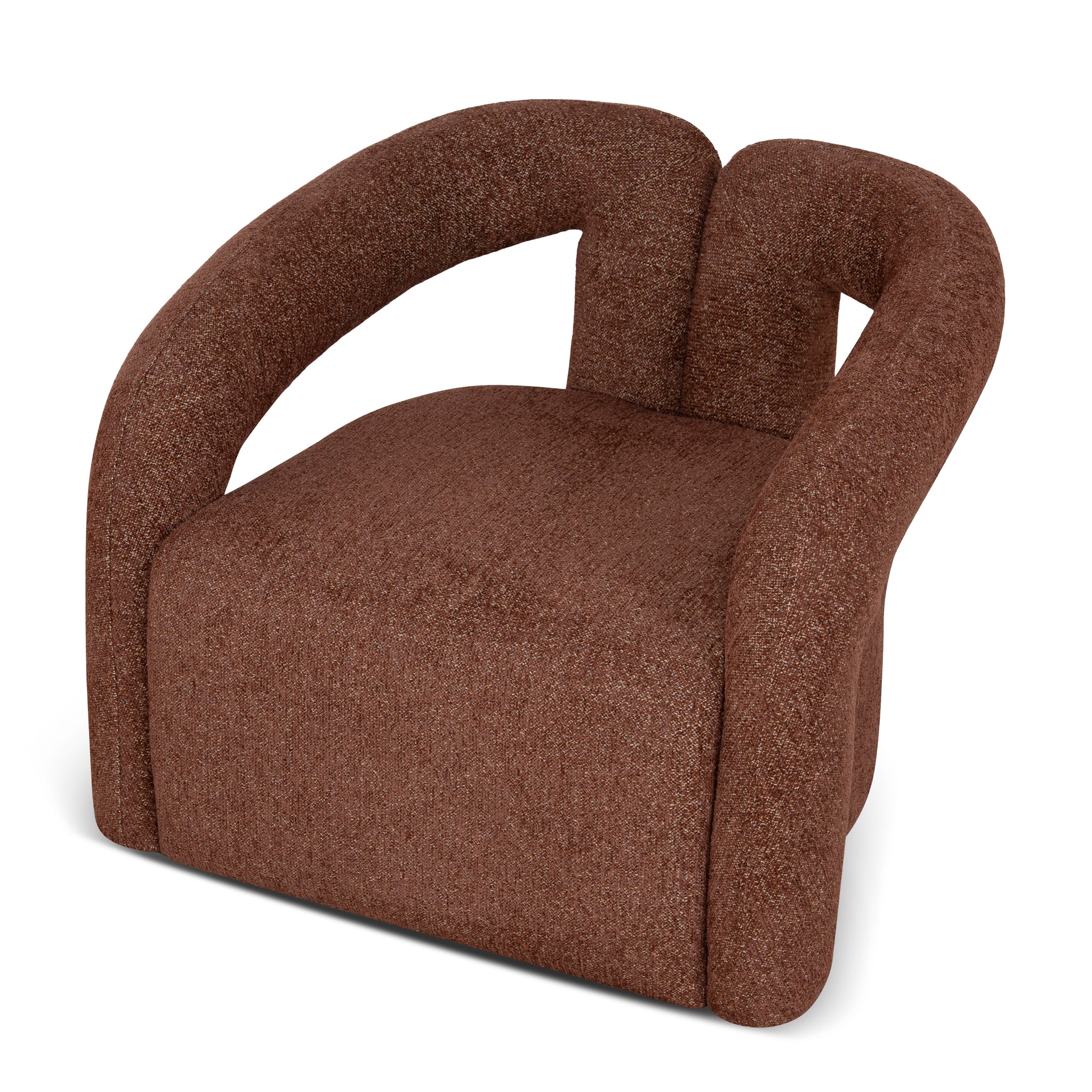 CLC10916-CA Fabric Armchair - Warm Brown - Image 2