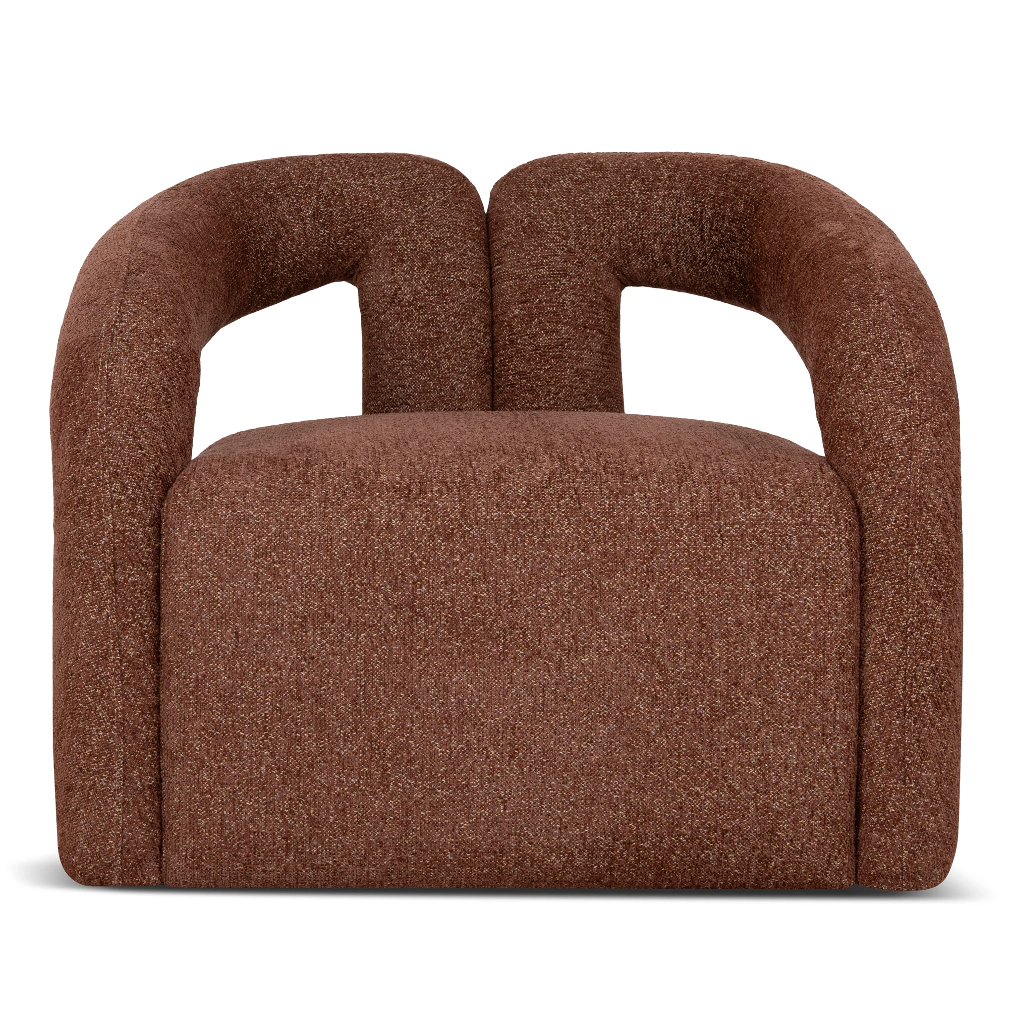CLC10916-CA Fabric Armchair - Warm Brown - Image 3