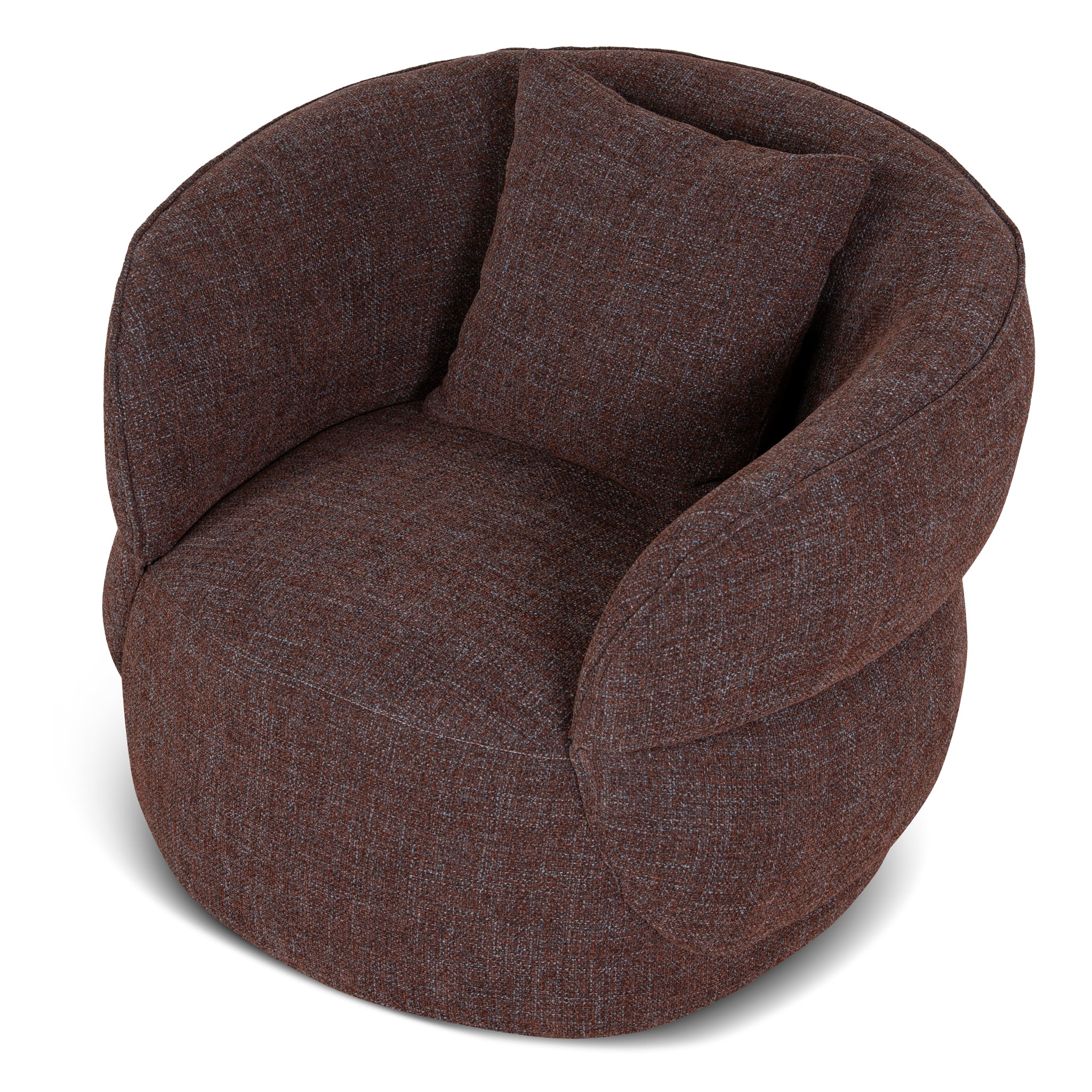 CLC10919-CA Swivel Armchair - Moss Brown - Image 6