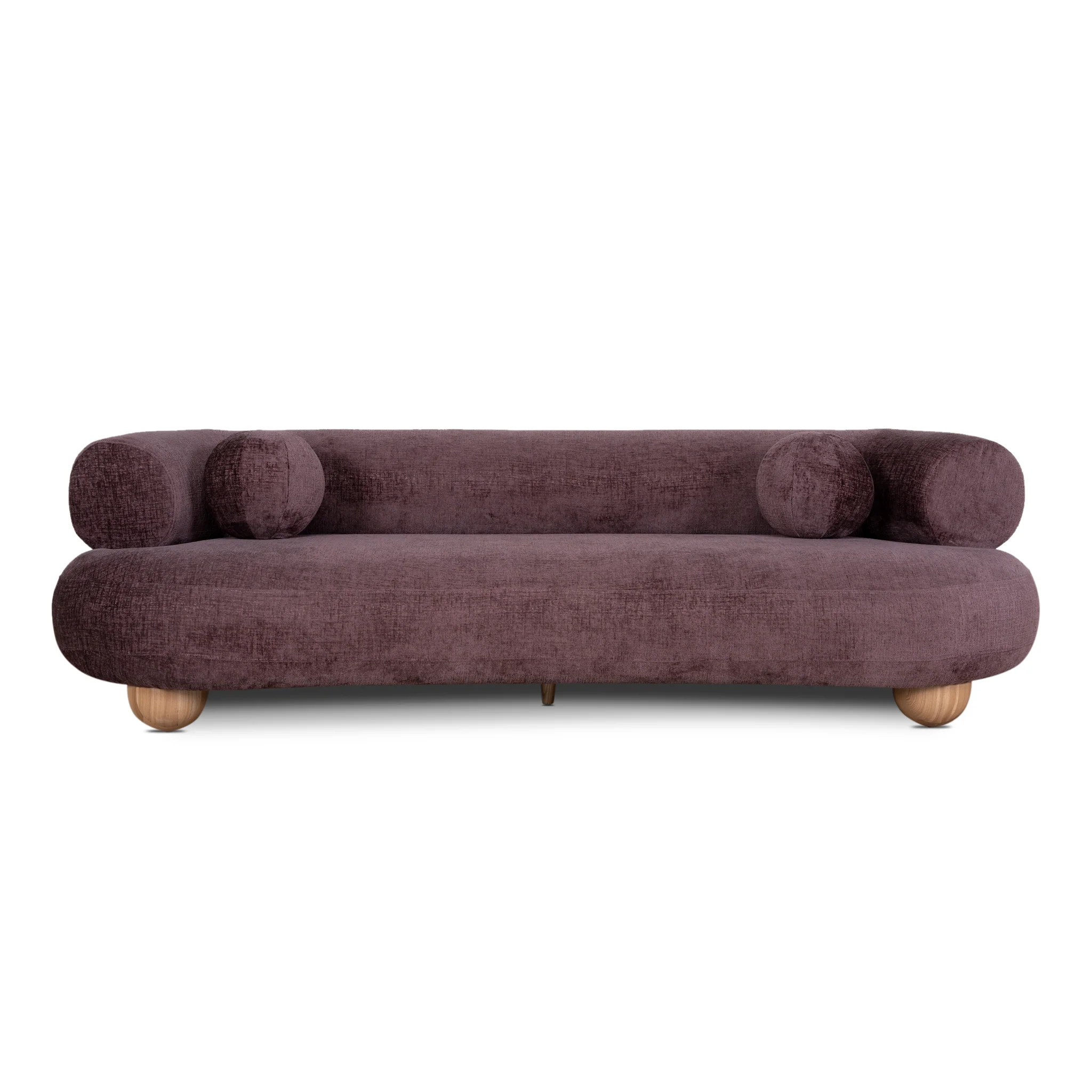 CLC10922-CA 3 Seater Sofa - Plum - Image 2