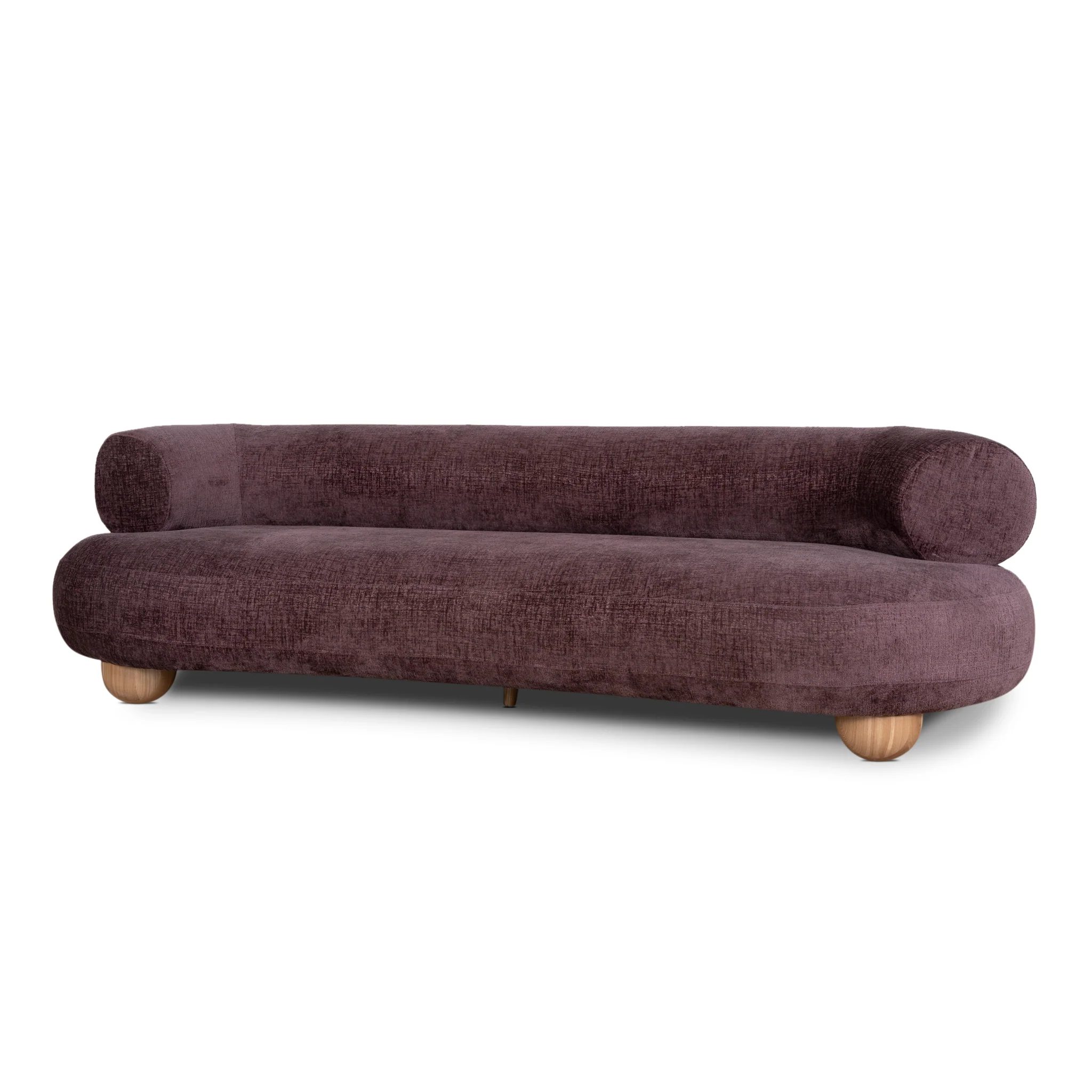 CLC10922-CA 3 Seater Sofa - Plum - Image 3