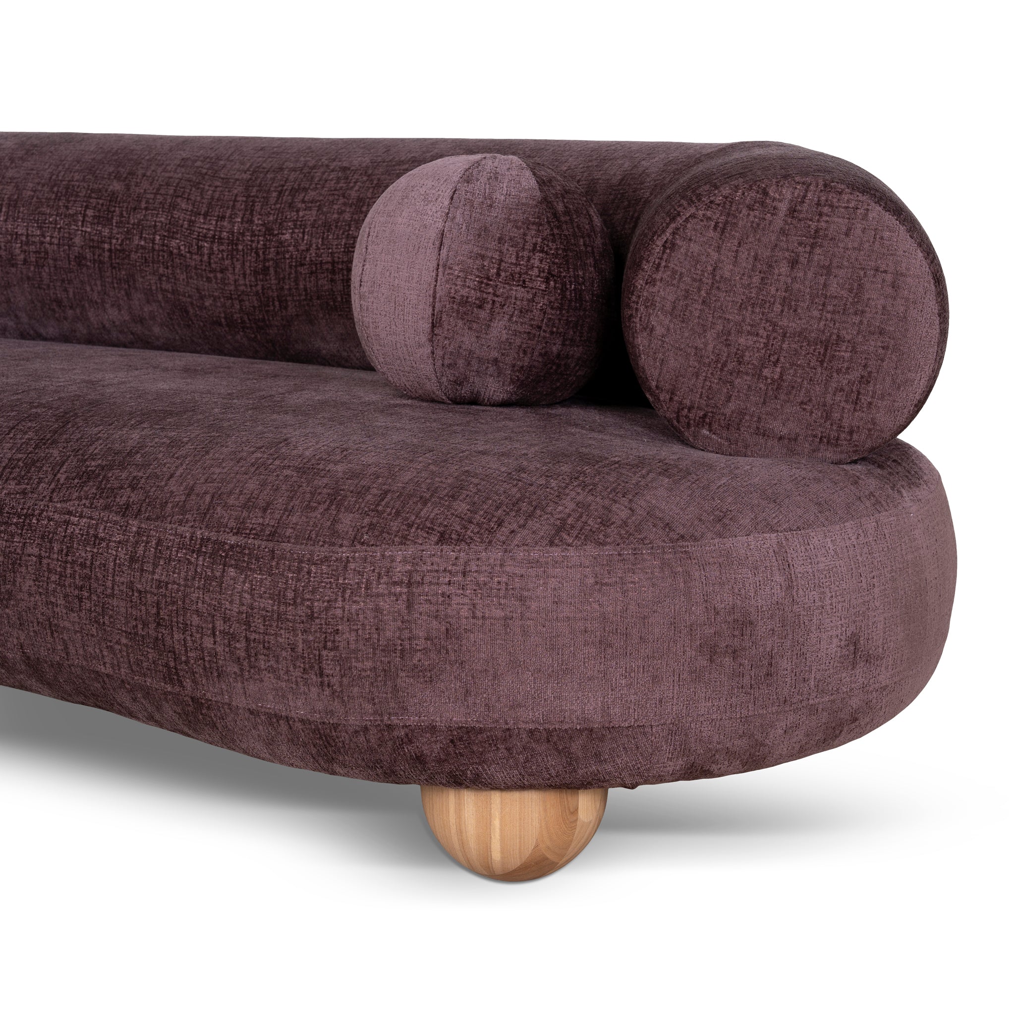 CLC10922-CA 3 Seater Sofa - Plum - Image 6