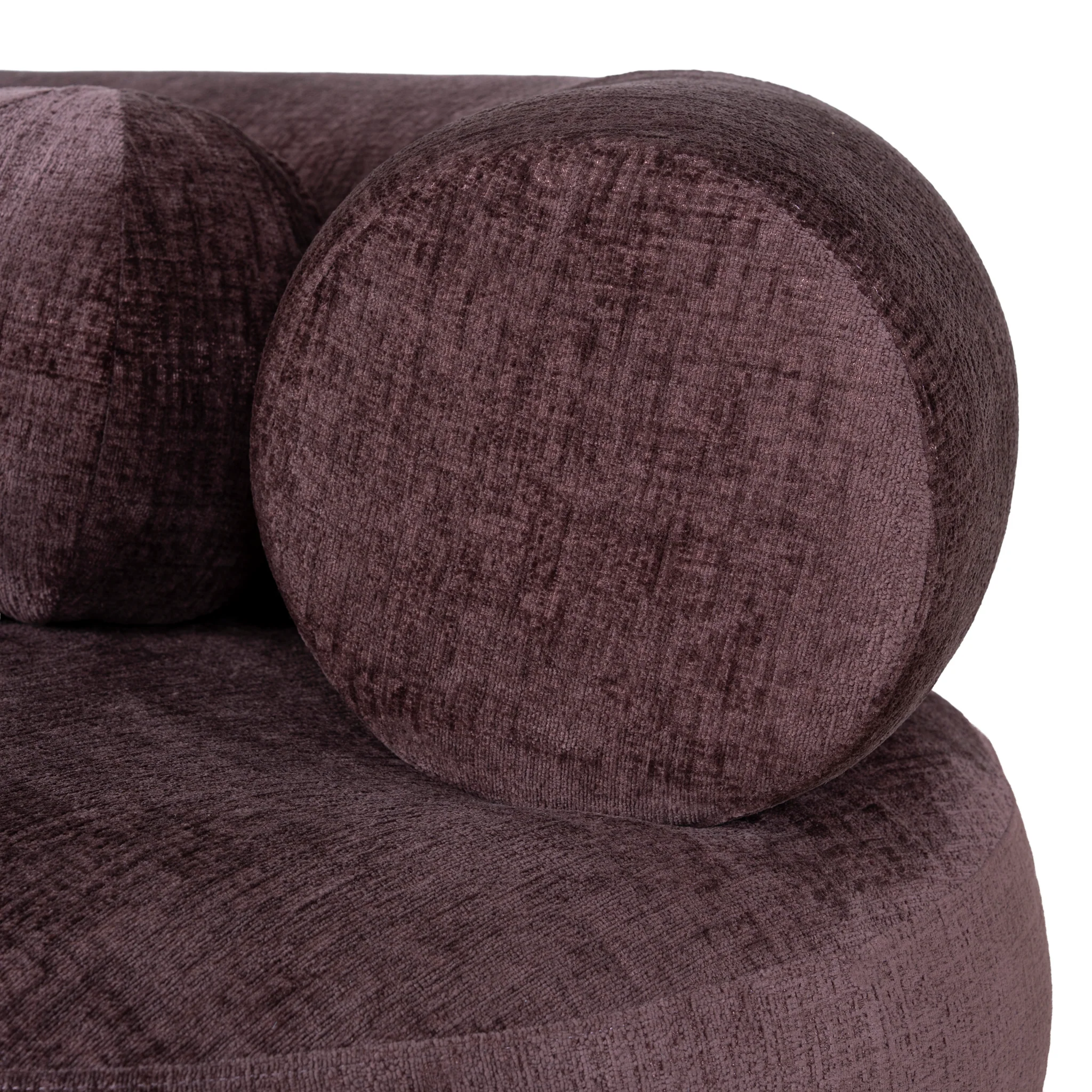 CLC10922-CA 3 Seater Sofa - Plum - Image 9