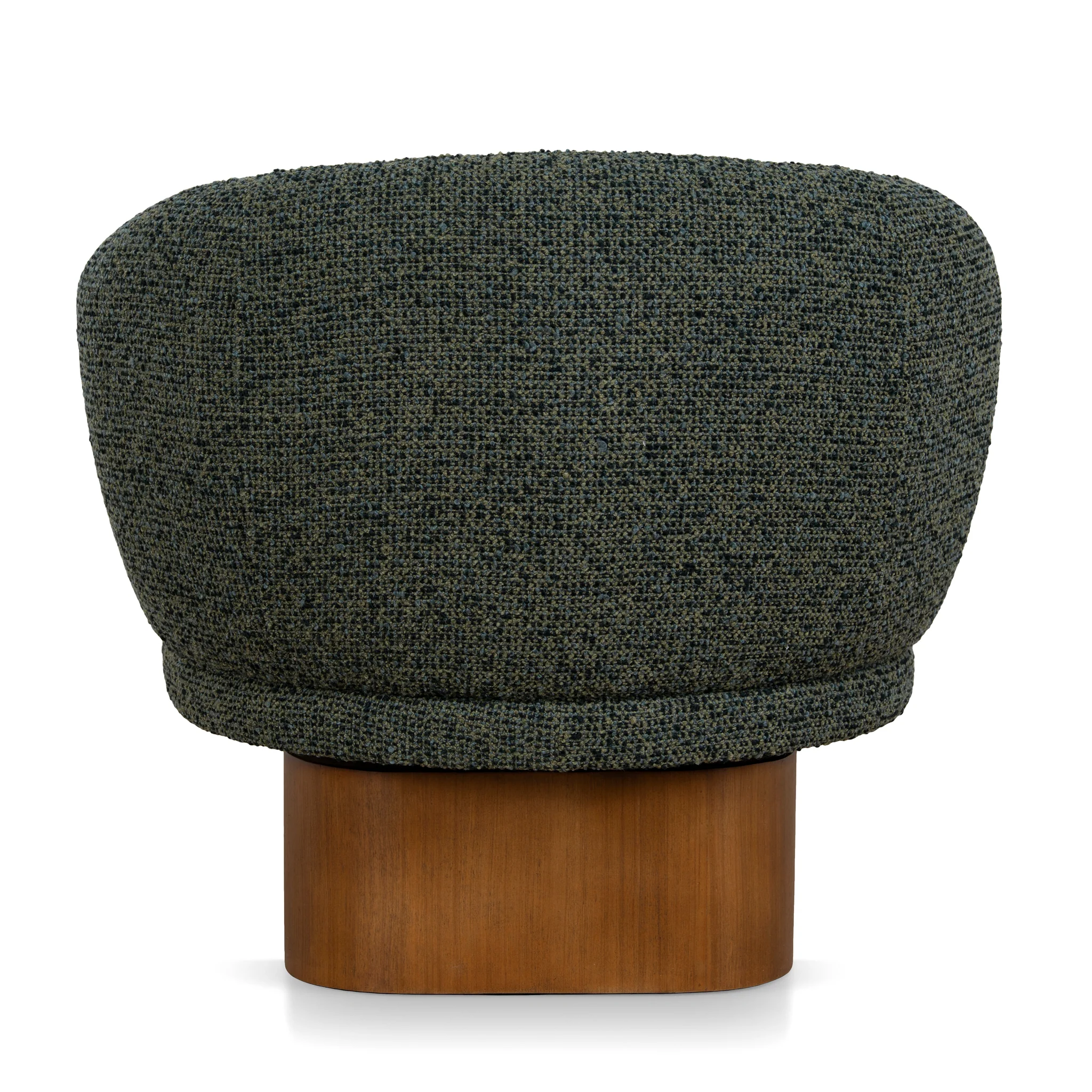 CLC10923-CA Fabric Swivel Armchair - Dusky Green - Image 3