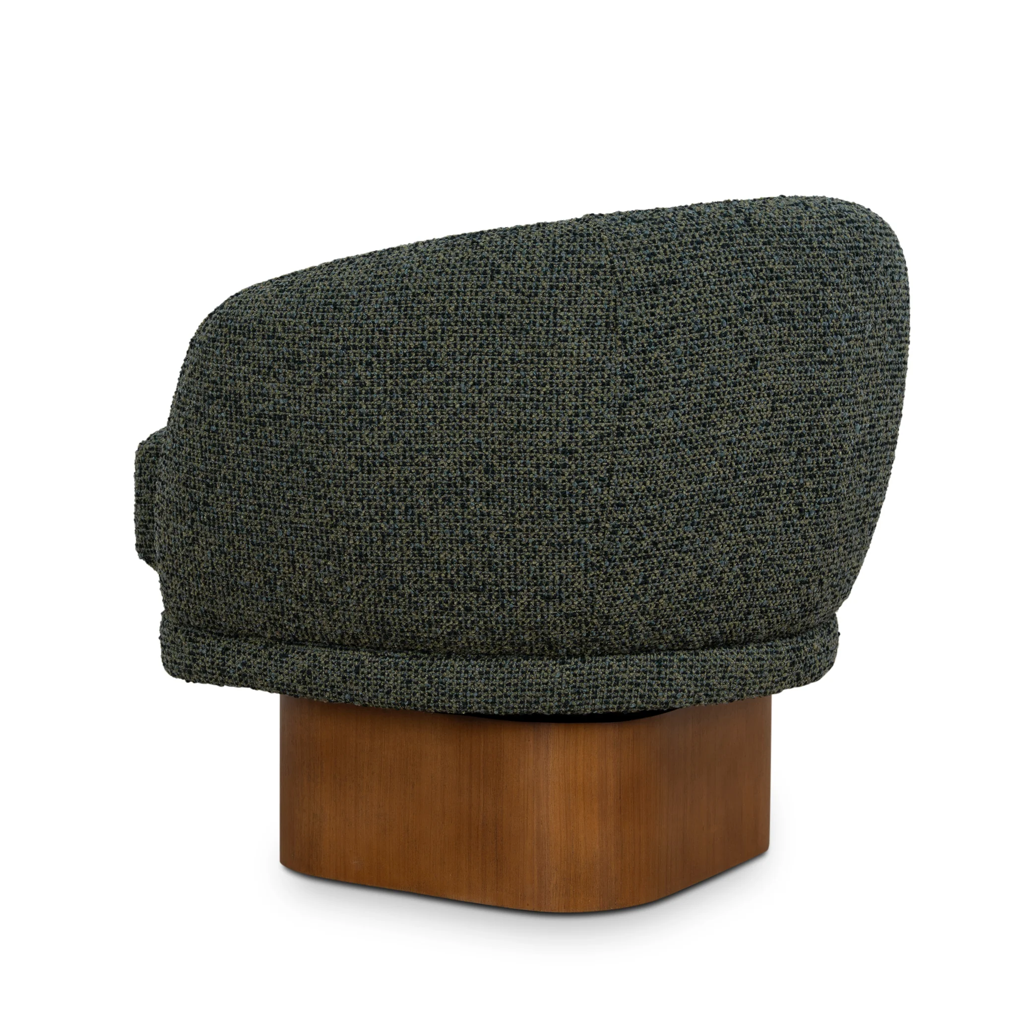 CLC10923-CA Fabric Swivel Armchair - Dusky Green - Image 5