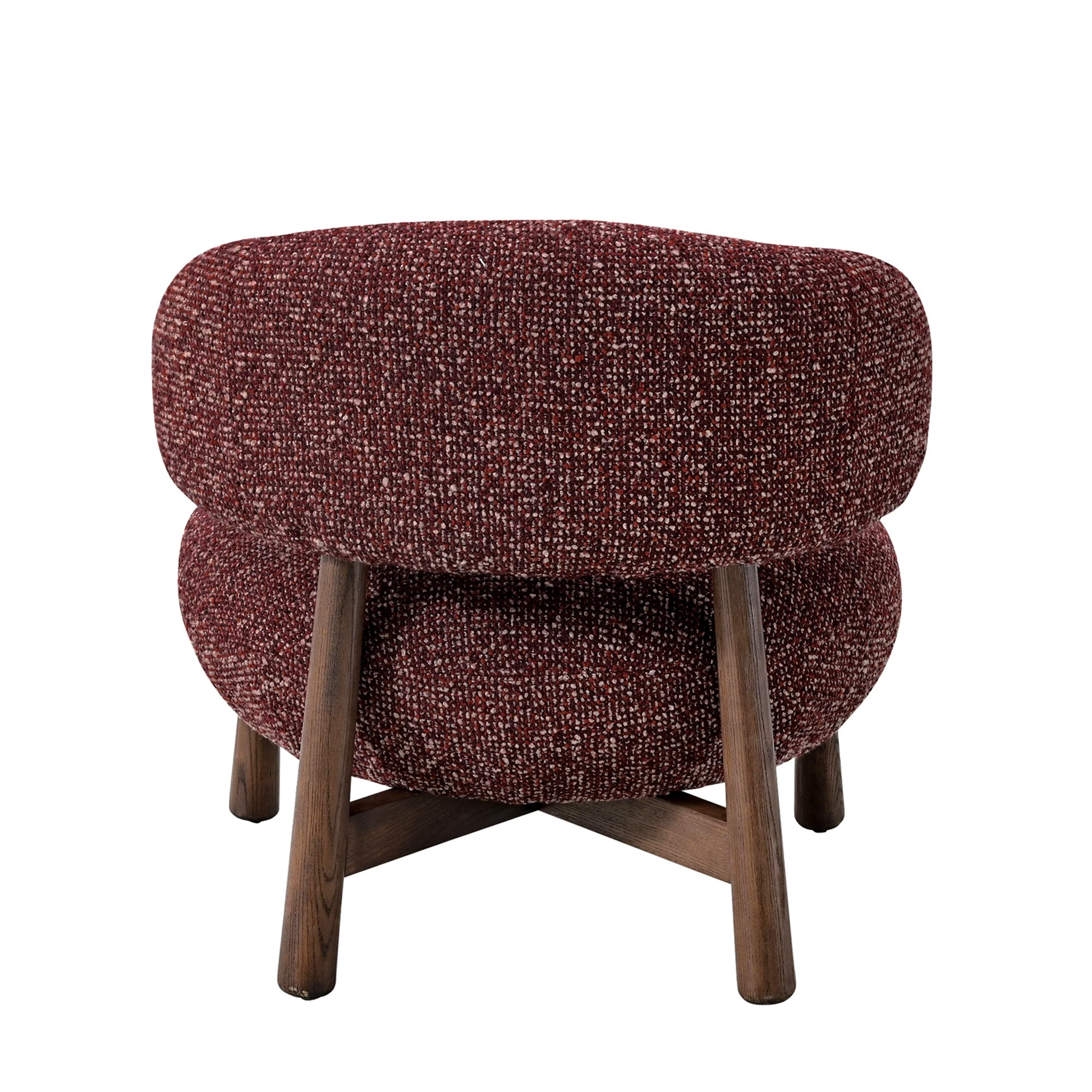 CLC10932-OLS Fabric Lounge Chair - Autumn Red - Image 5