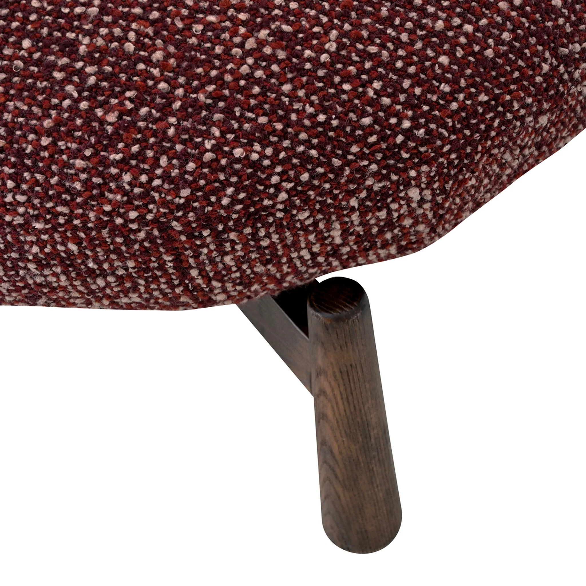 CLC10932-OLS Fabric Lounge Chair - Autumn Red - Image 6