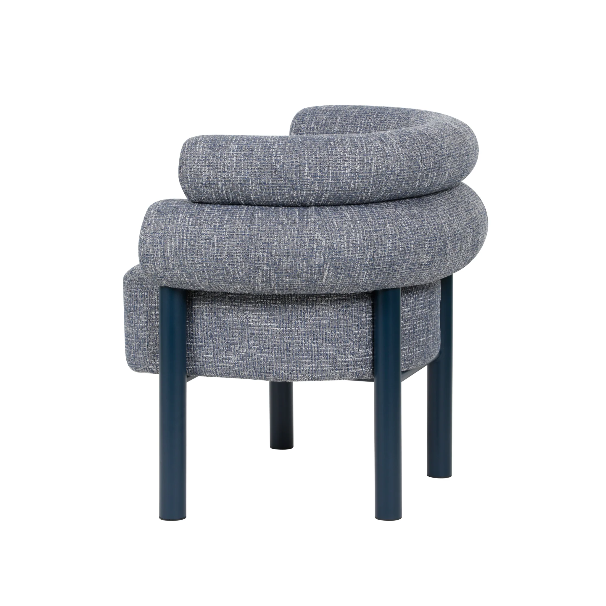 CLC12020-FH Navy Armchair - Prussian Blue - Image 5