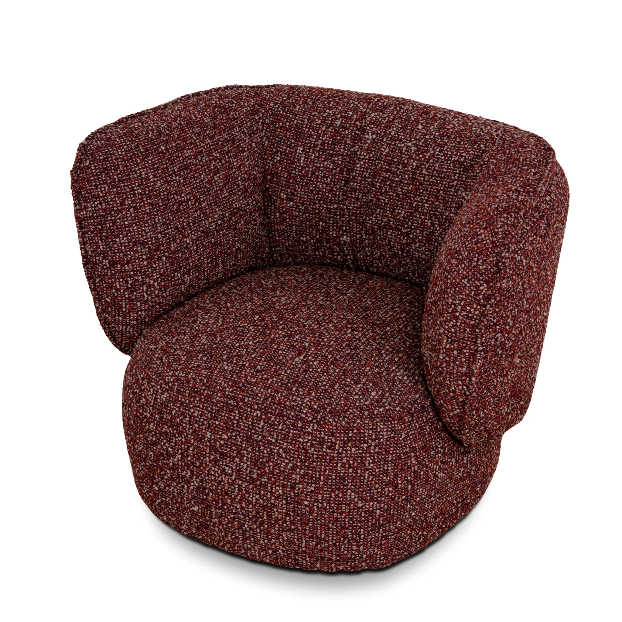 CLC12130-CI Swivel Armchair - Autumn Red - Image 6