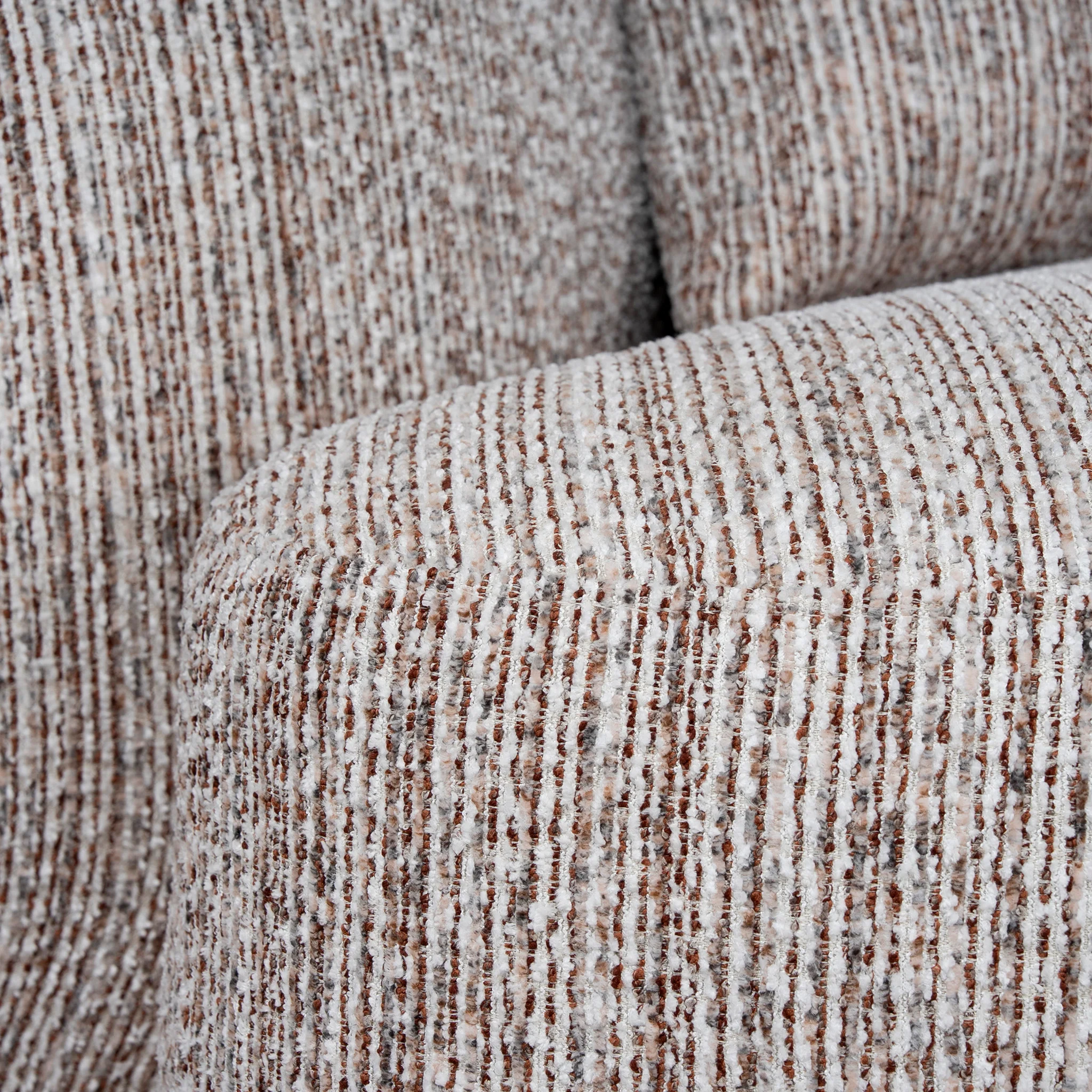 CLC12401-AE 4 Seater Right Chaise Sofa - Plush Spec Brown - Image 9