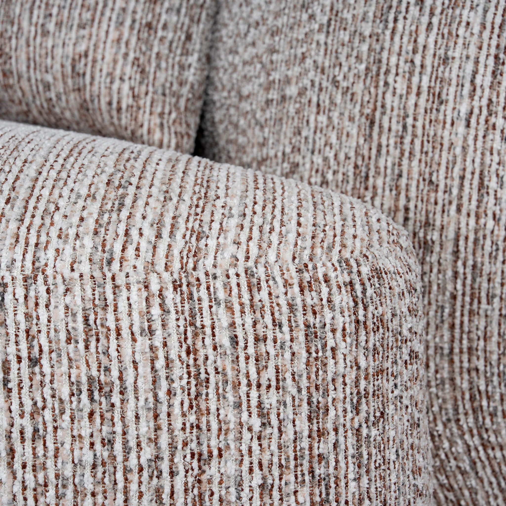 CLC12403-AE 4 Seater Left Chaise Sofa - Plush Spec Brown - Image 9