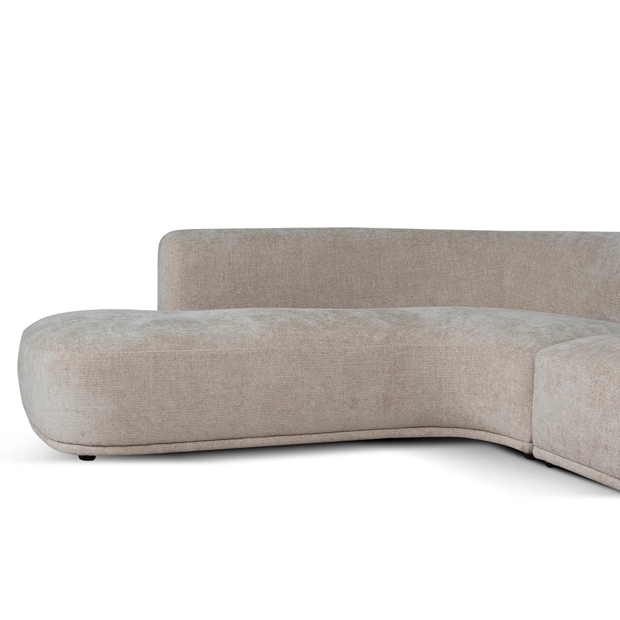 CLC12405-AE 4 Seater Left Chaise Sofa - Lila Beige - Image 5
