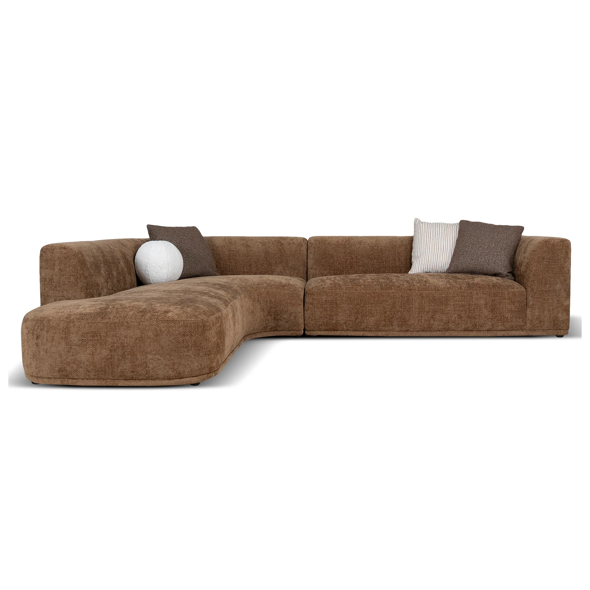 CLC12407-AE 4 Seater Left Chaise Sofa - Lila Nutmeg - Image 2