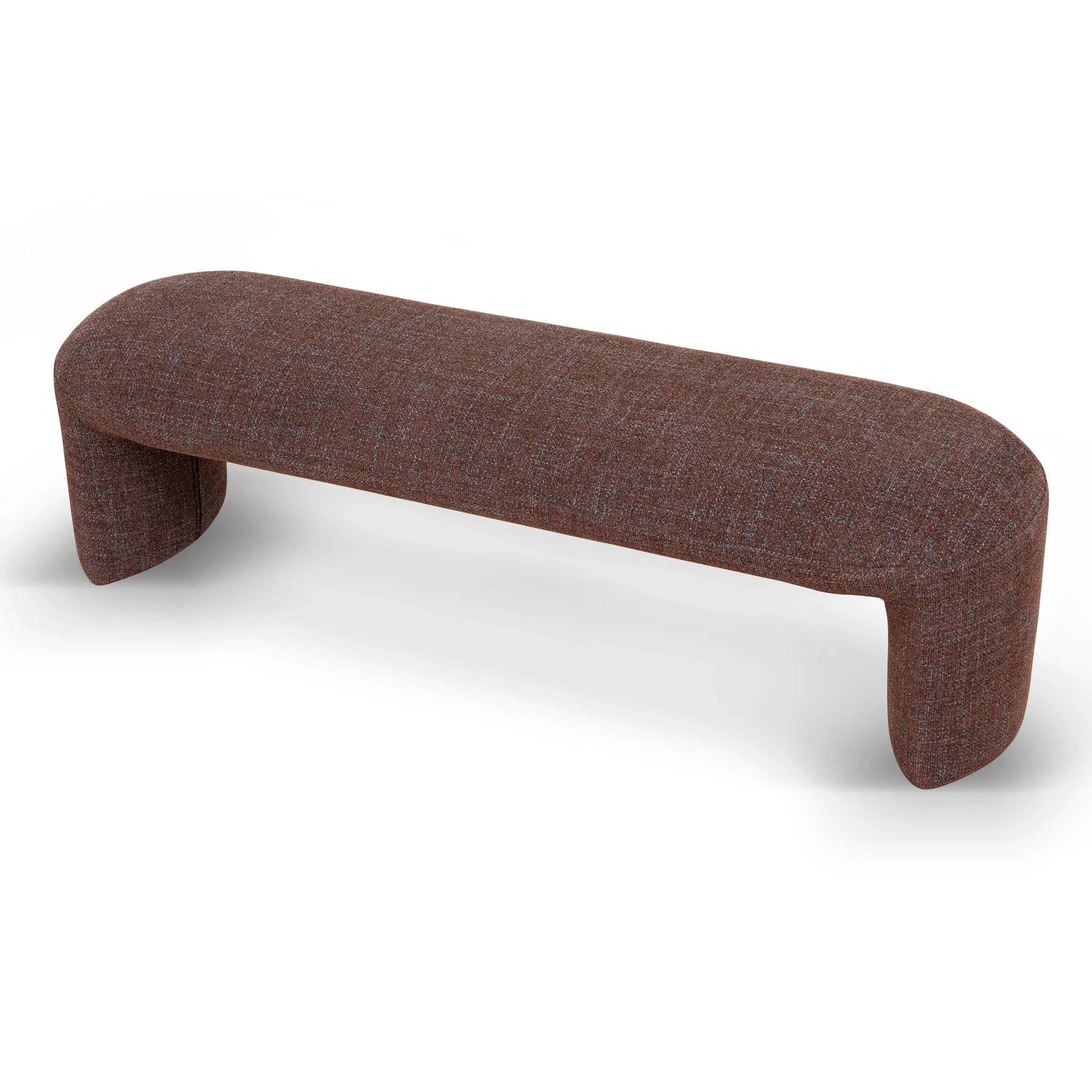 CLC12417-YY 1.5m Long Ottoman Bench - Moss Brown - Image 3