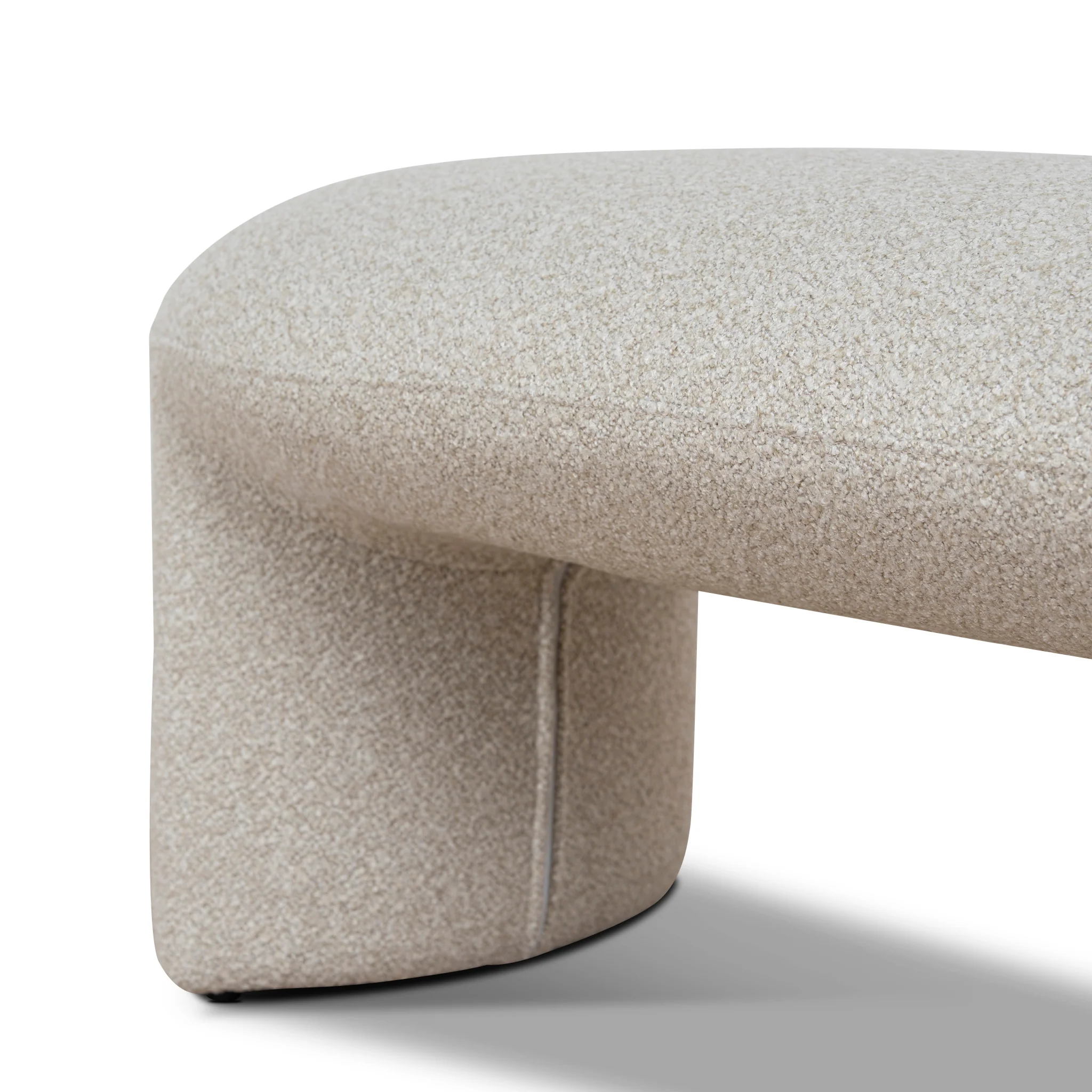CLC12418-YY 1.5m Long Ottoman Bench - Oatmeal Beige - Image 8