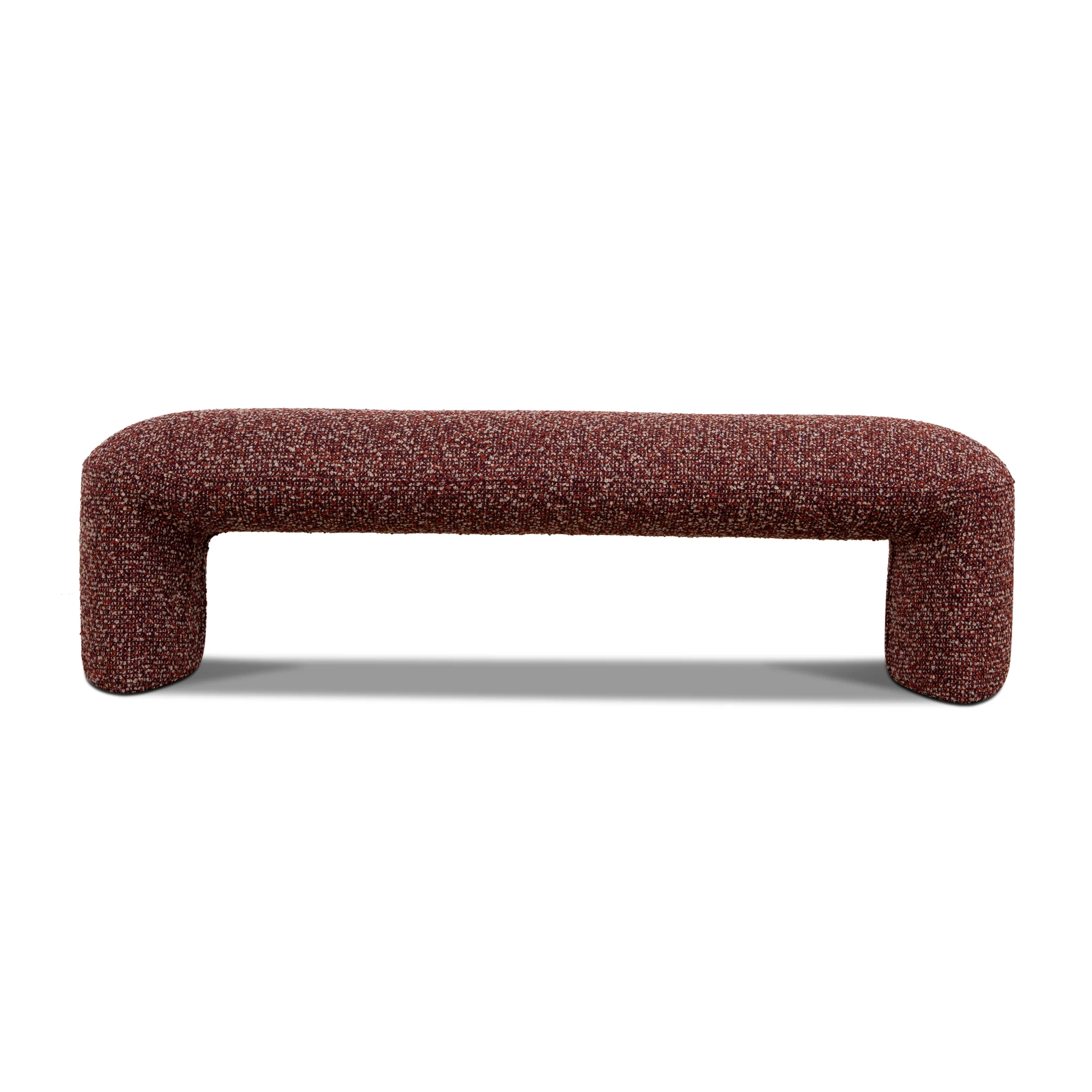 CLC12419-YY 1.5m Long Ottoman Bench - Autumn Red - Image 2