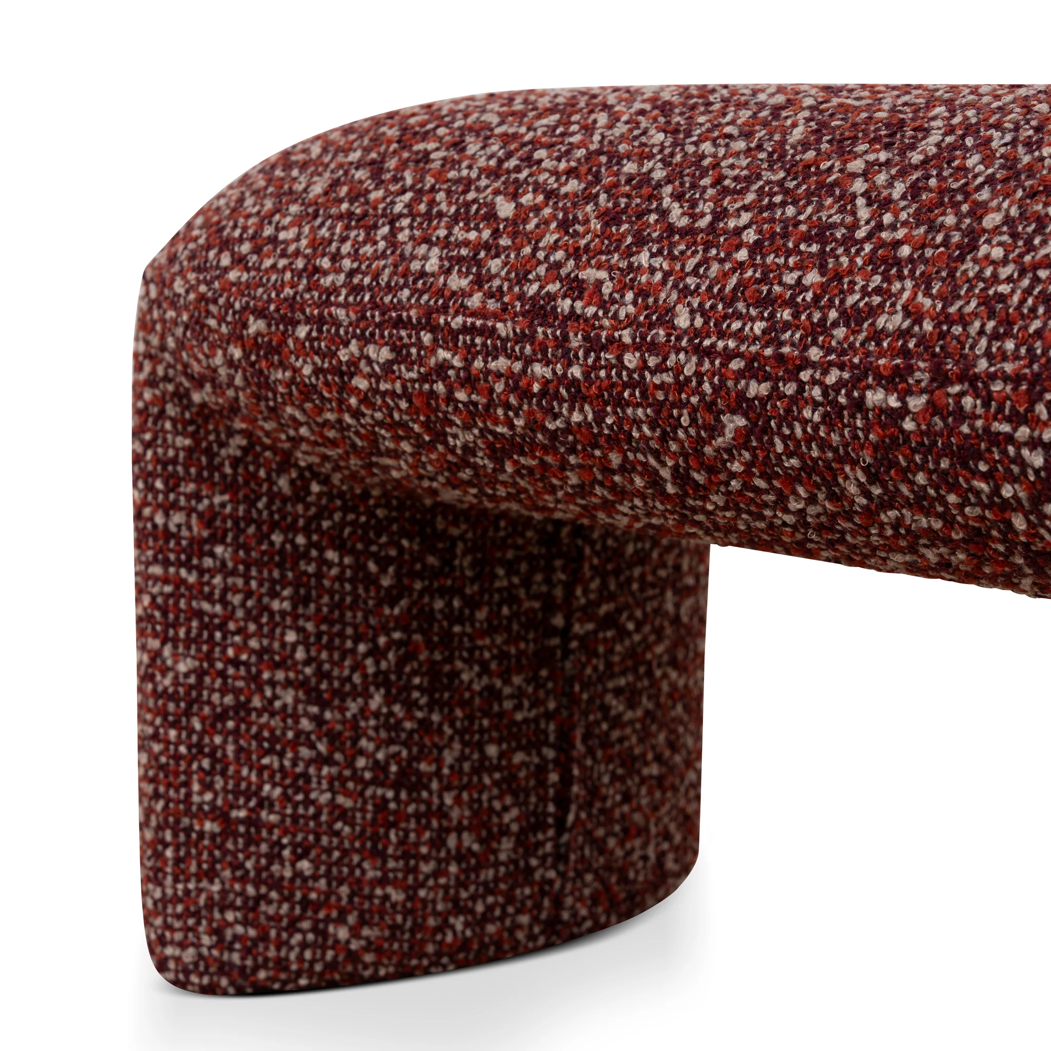 CLC12419-YY 1.5m Long Ottoman Bench - Autumn Red - Image 8