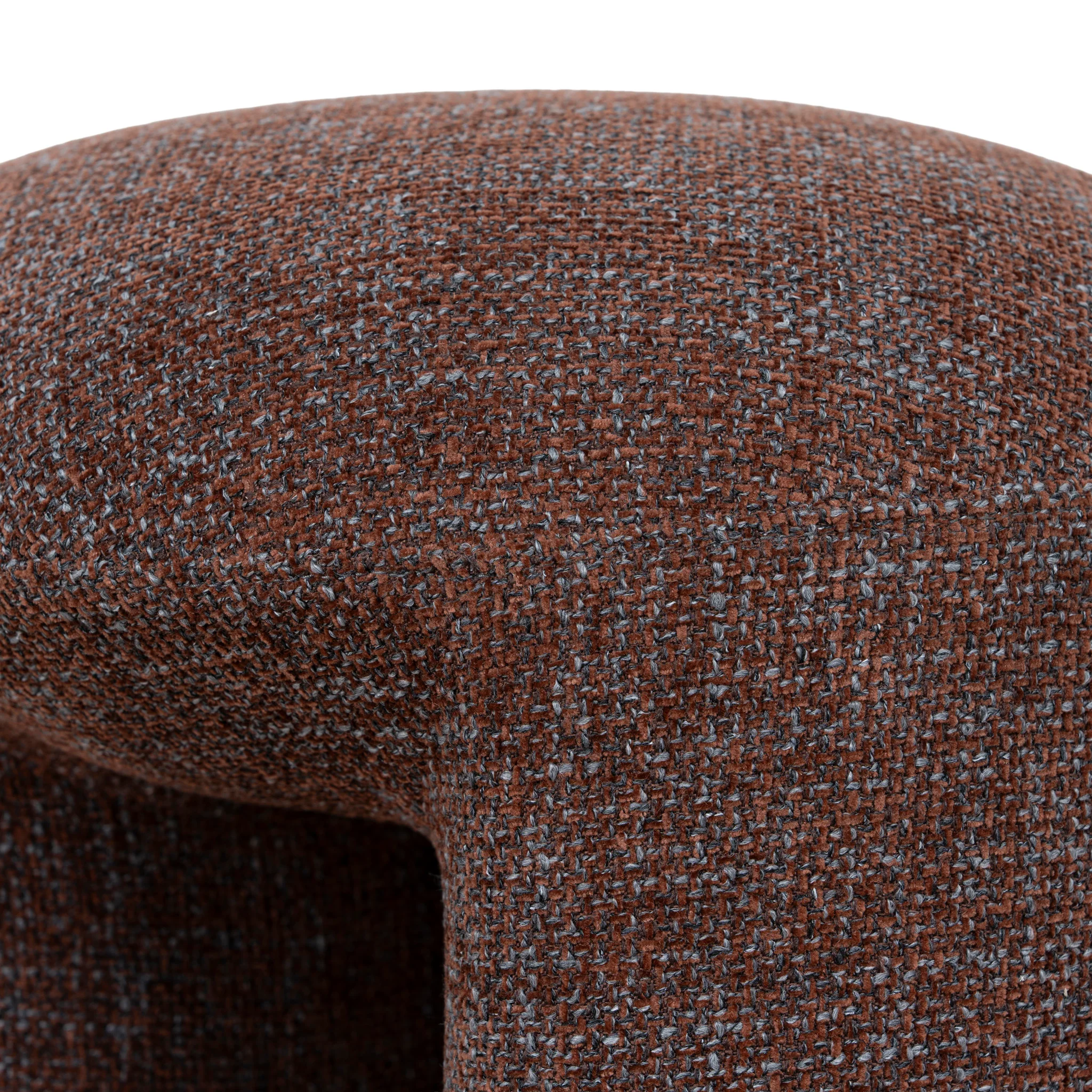 CLC12421-YY Round Ottoman - Moss Brown - Image 6