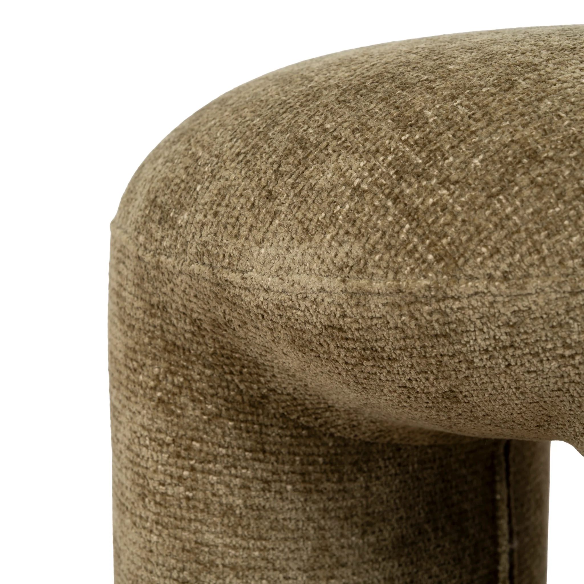 CLC12424-YY Round Ottoman - Lila Olive - Image 5