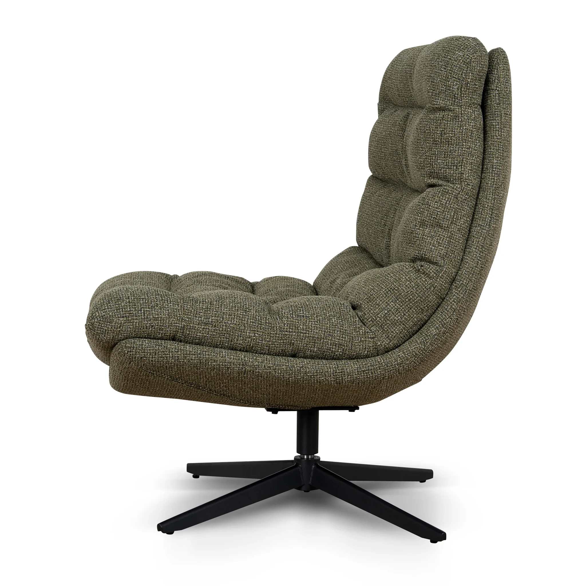 CLC12436-CI Black Lounge Chair - Verona Olive - Image 3
