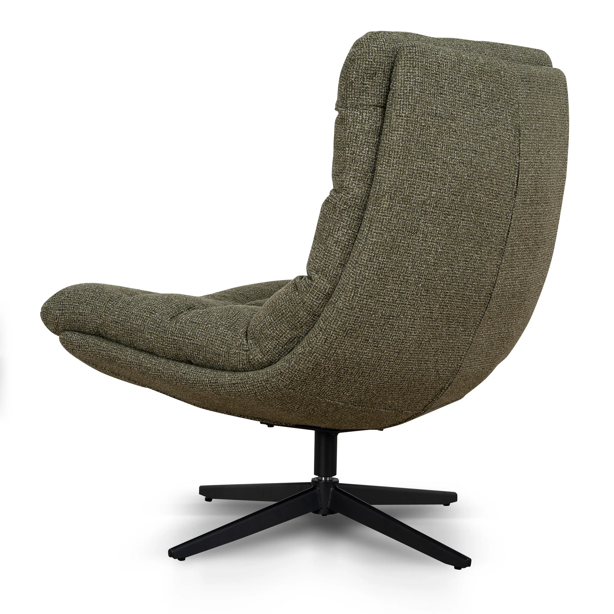 CLC12436-CI Black Lounge Chair - Verona Olive - Image 4
