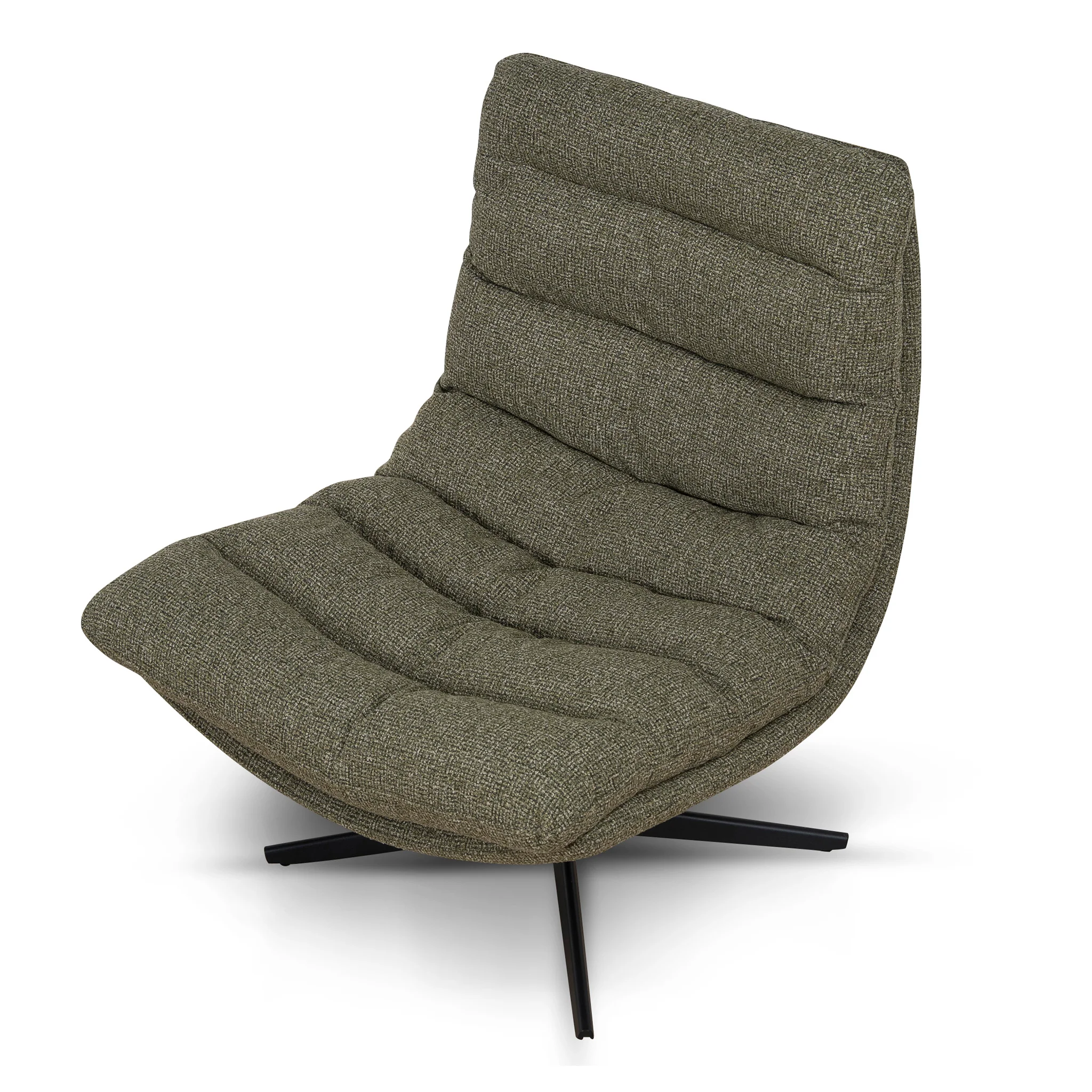 CLC12436-CI Black Lounge Chair - Verona Olive - Image 6