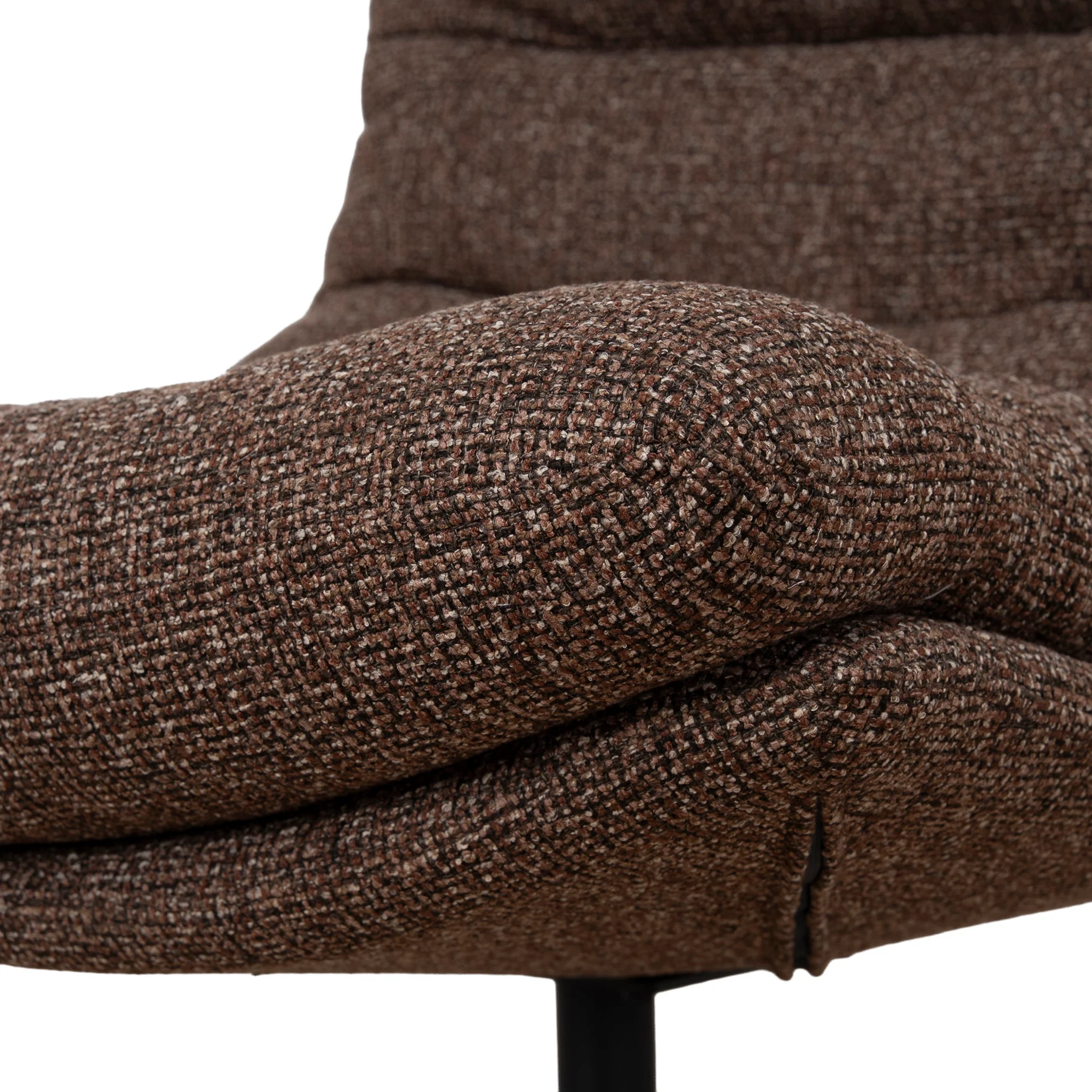 CLC12437-CI Black Lounge Chair - Verona Cinnamon Weave - Image 10