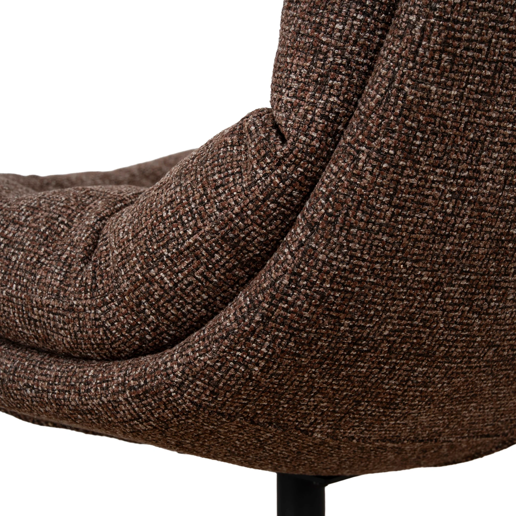 CLC12437-CI Black Lounge Chair - Verona Cinnamon Weave - Image 11