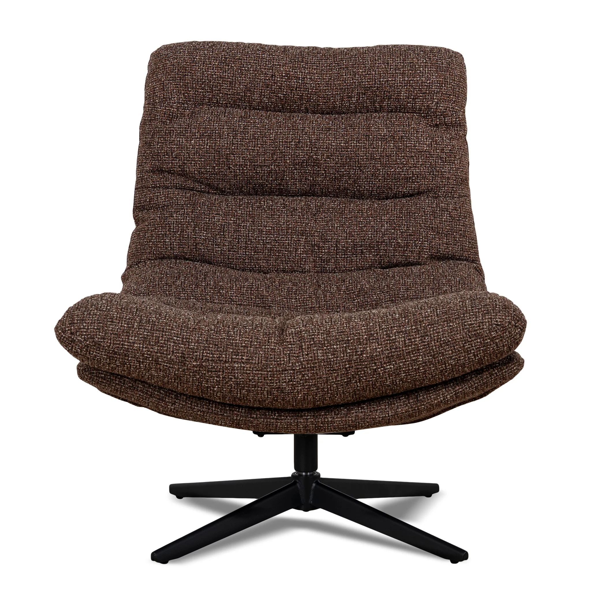 CLC12437-CI Black Lounge Chair - Verona Cinnamon Weave - Image 2