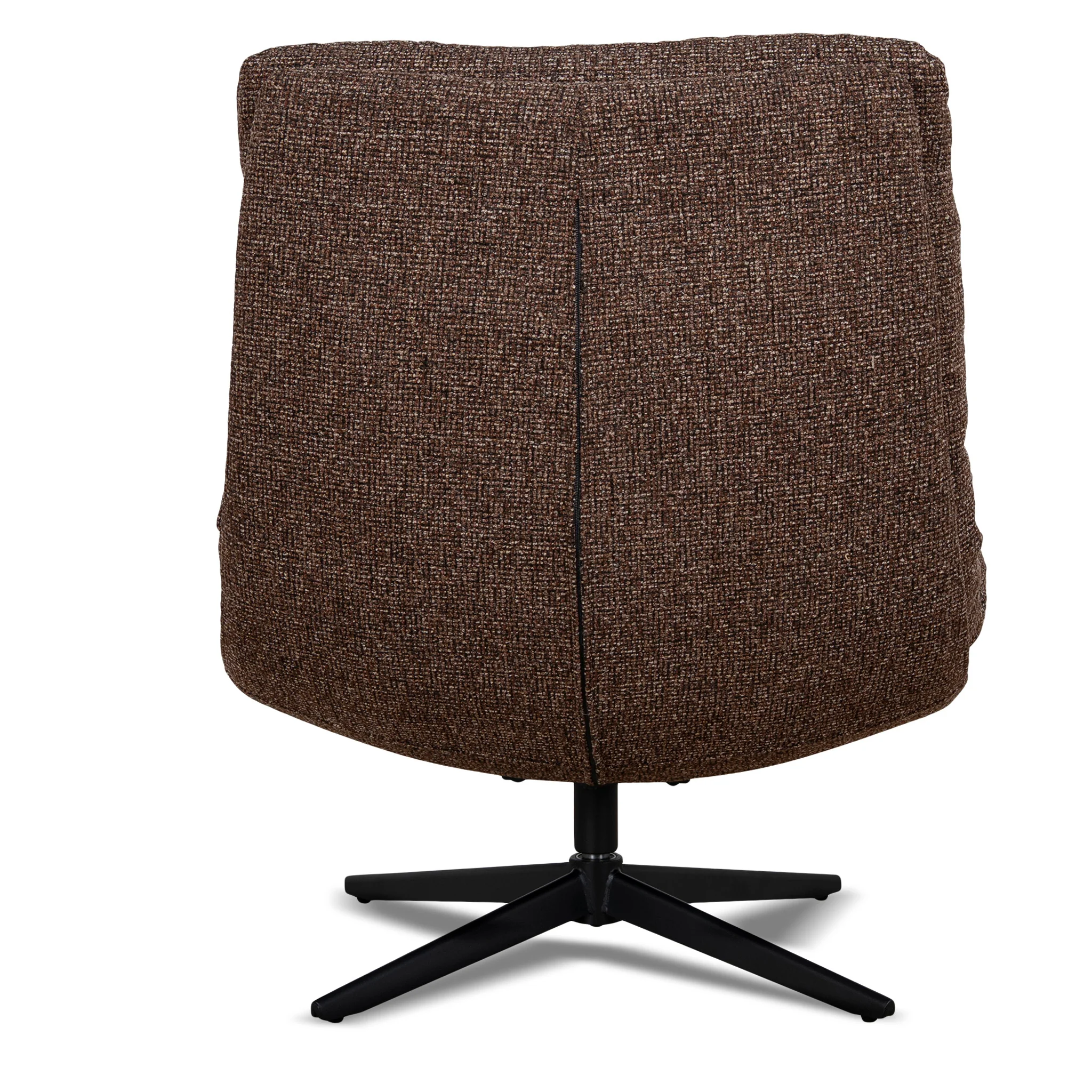 CLC12437-CI Black Lounge Chair - Verona Cinnamon Weave - Image 5