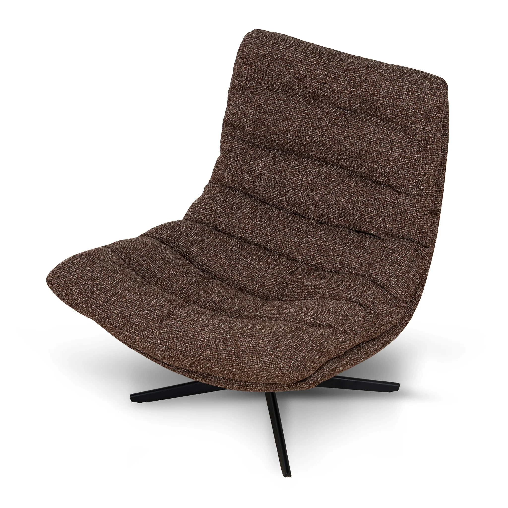 CLC12437-CI Black Lounge Chair - Verona Cinnamon Weave - Image 6