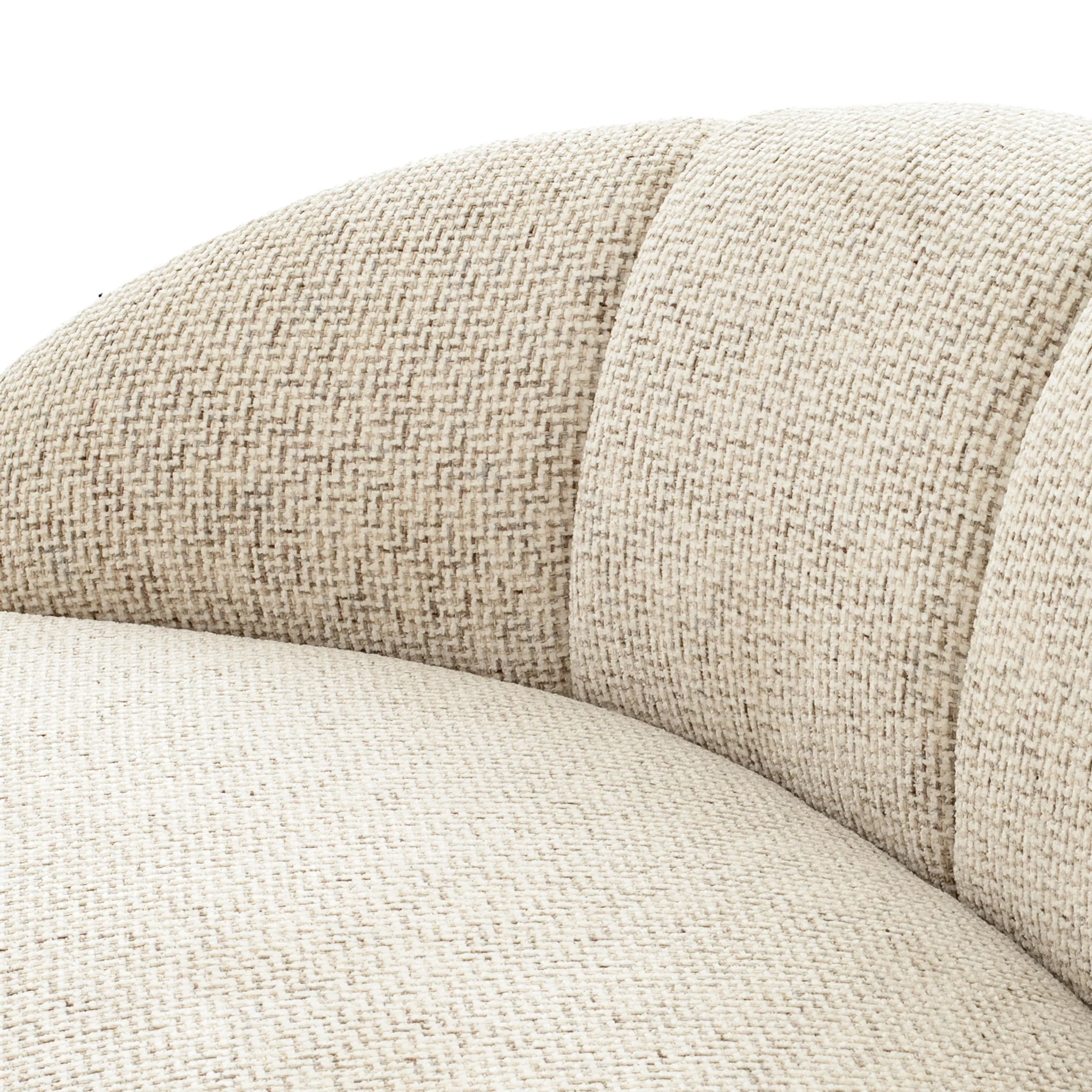CLC12547-IG 3 Seater Sofa - Honeycomb White - Image 5