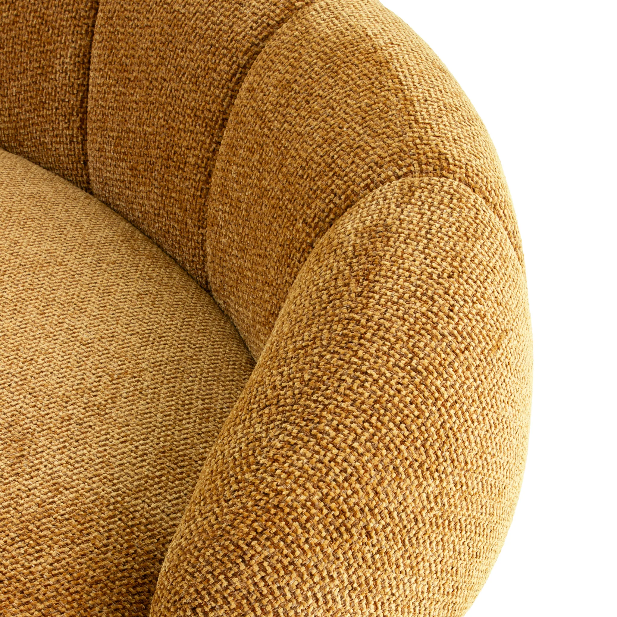 CLC12548-IG 3 Seater Sofa - Honeycomb Ochre - Image 6